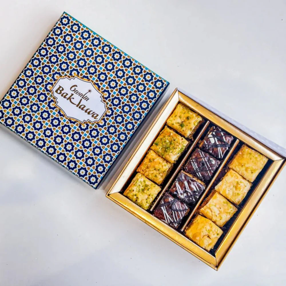 Gwalia Sweets Assorted Square Baklawa Box - Image 2
