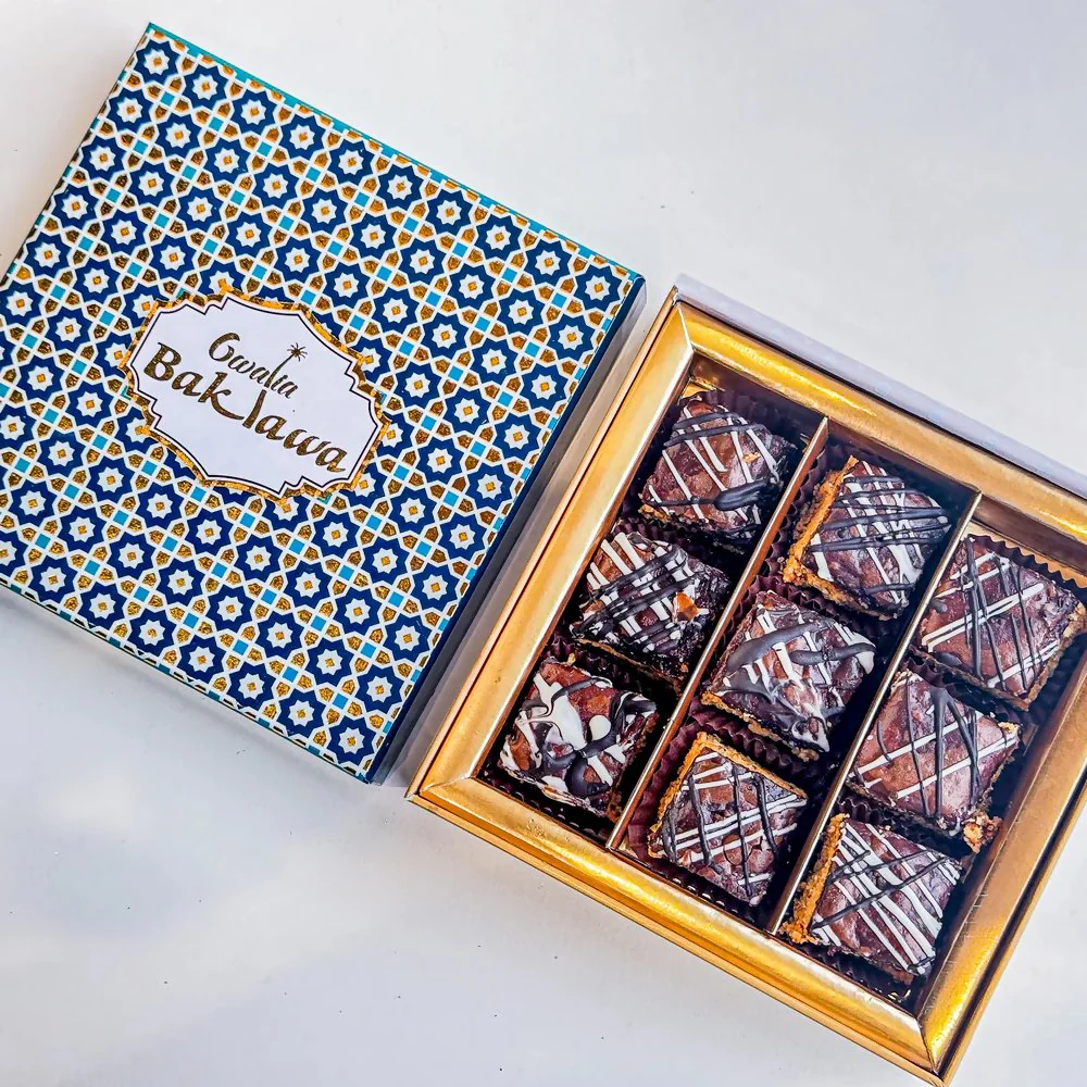 Gwalia Sweets Chocolate Square Baklawa - Image 2