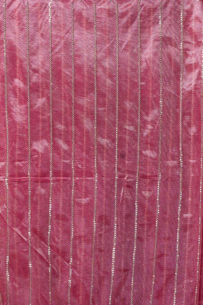 Joban Fashion Pink Net Party Wear Sarees - Image 7