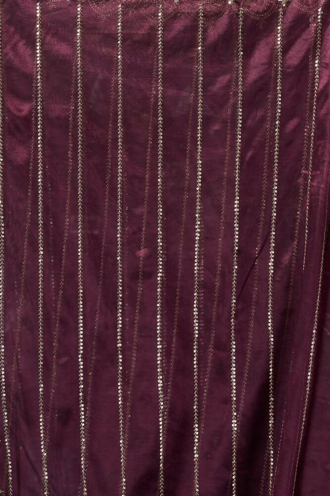 Joban Fashion Purple Net Party Wear Sarees - Image 6