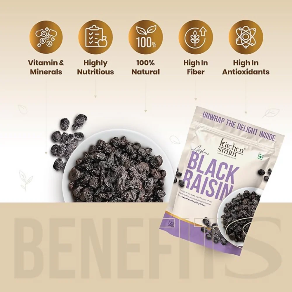 Kitchen Smith Afghani Seedless Black Raisin - Image 6