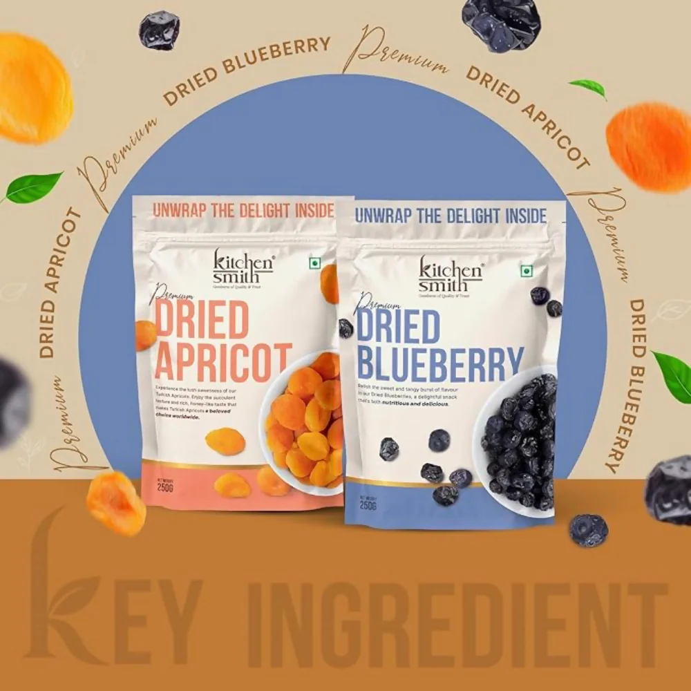 Kitchen Smith Premium Dried Apricot & Blueberry - Image 4