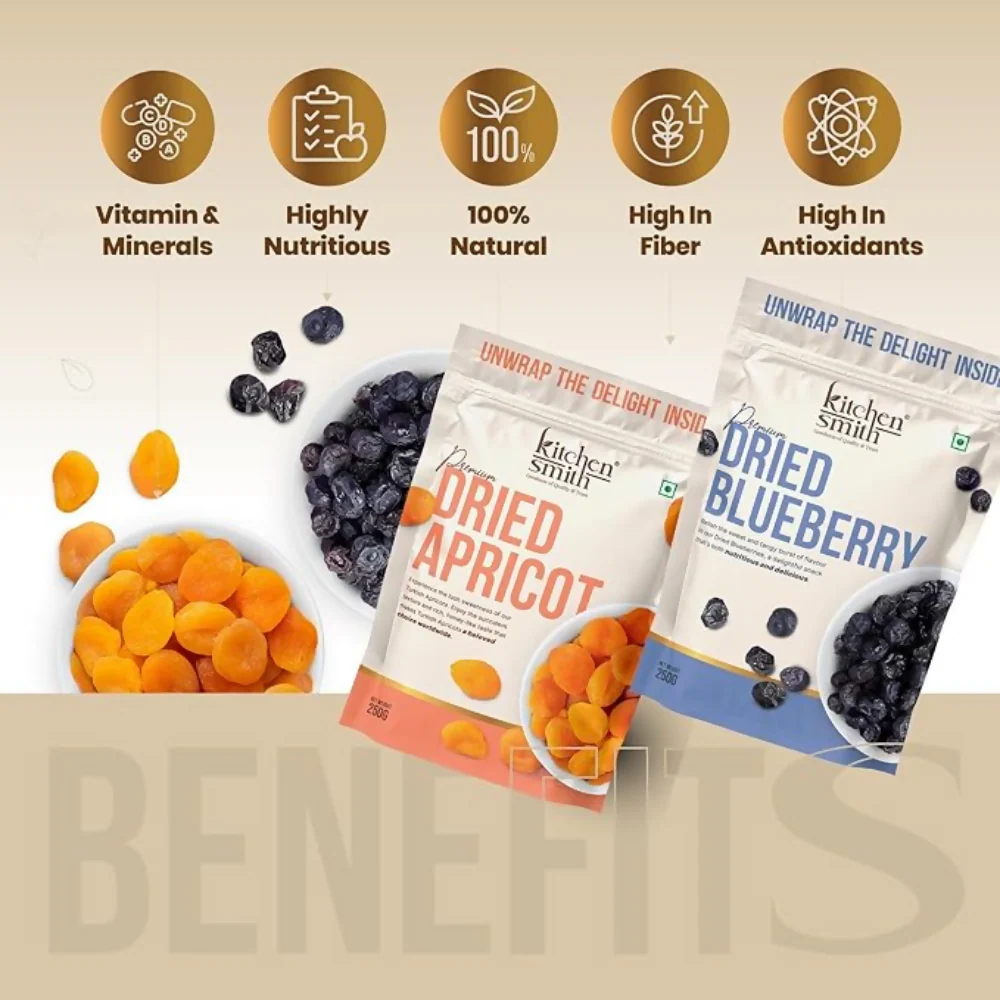 Kitchen Smith Premium Dried Apricot & Blueberry - Image 5