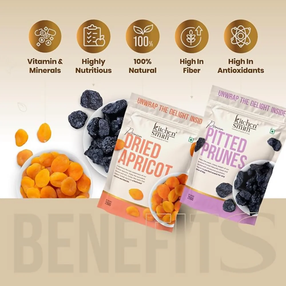 Kitchen Smith Premium Dried Apricot & Pitted Prunes - Image 4