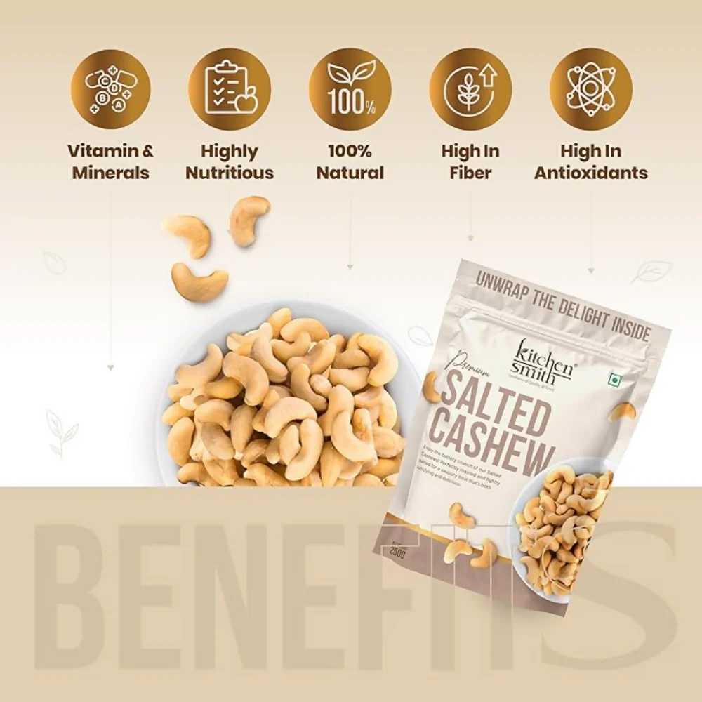 Kitchen Smith Premium Salted Whole Cashew - Image 8