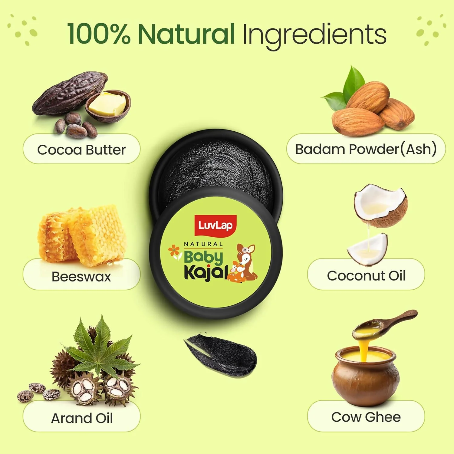 LuvLap 100% Natural Baby Kajal - Image 3