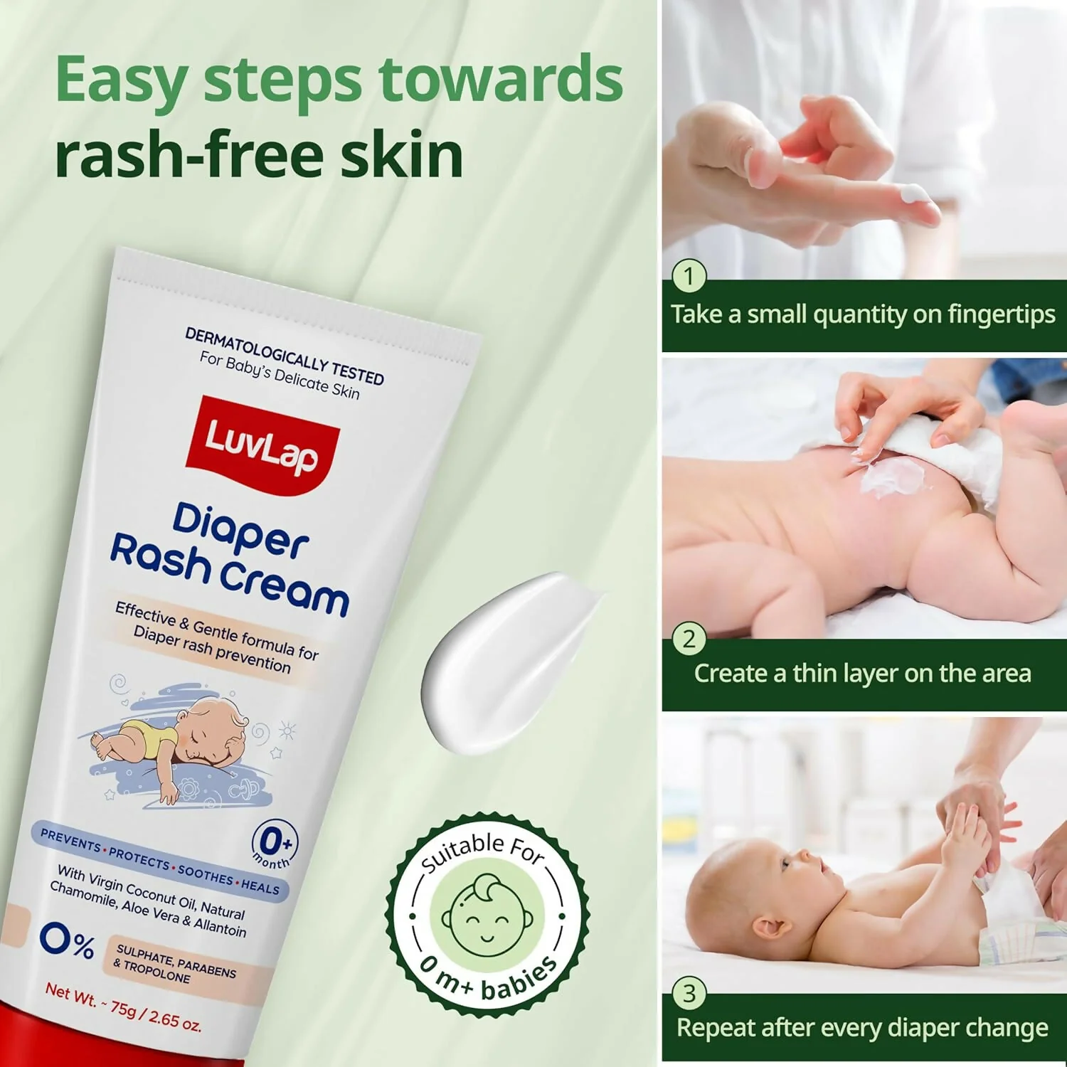 LuvLap Baby Diaper Rash Cream - Image 6