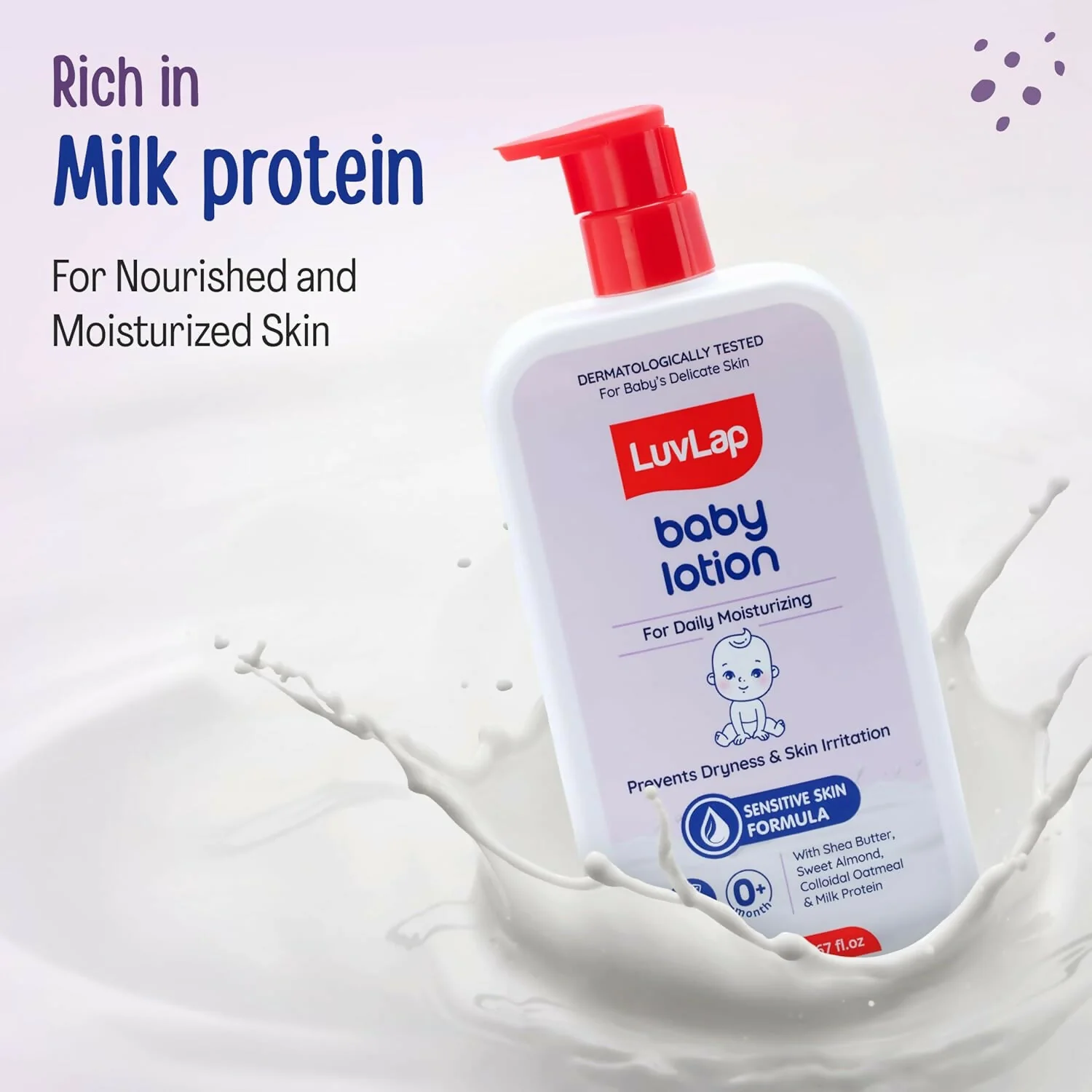 LuvLap Baby Lotion with Milk Protein - Image 4
