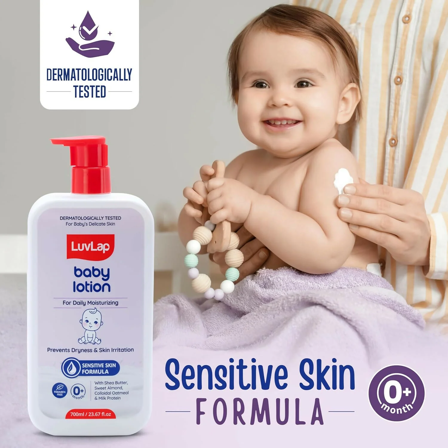 LuvLap Baby Lotion with Milk Protein - Image 6