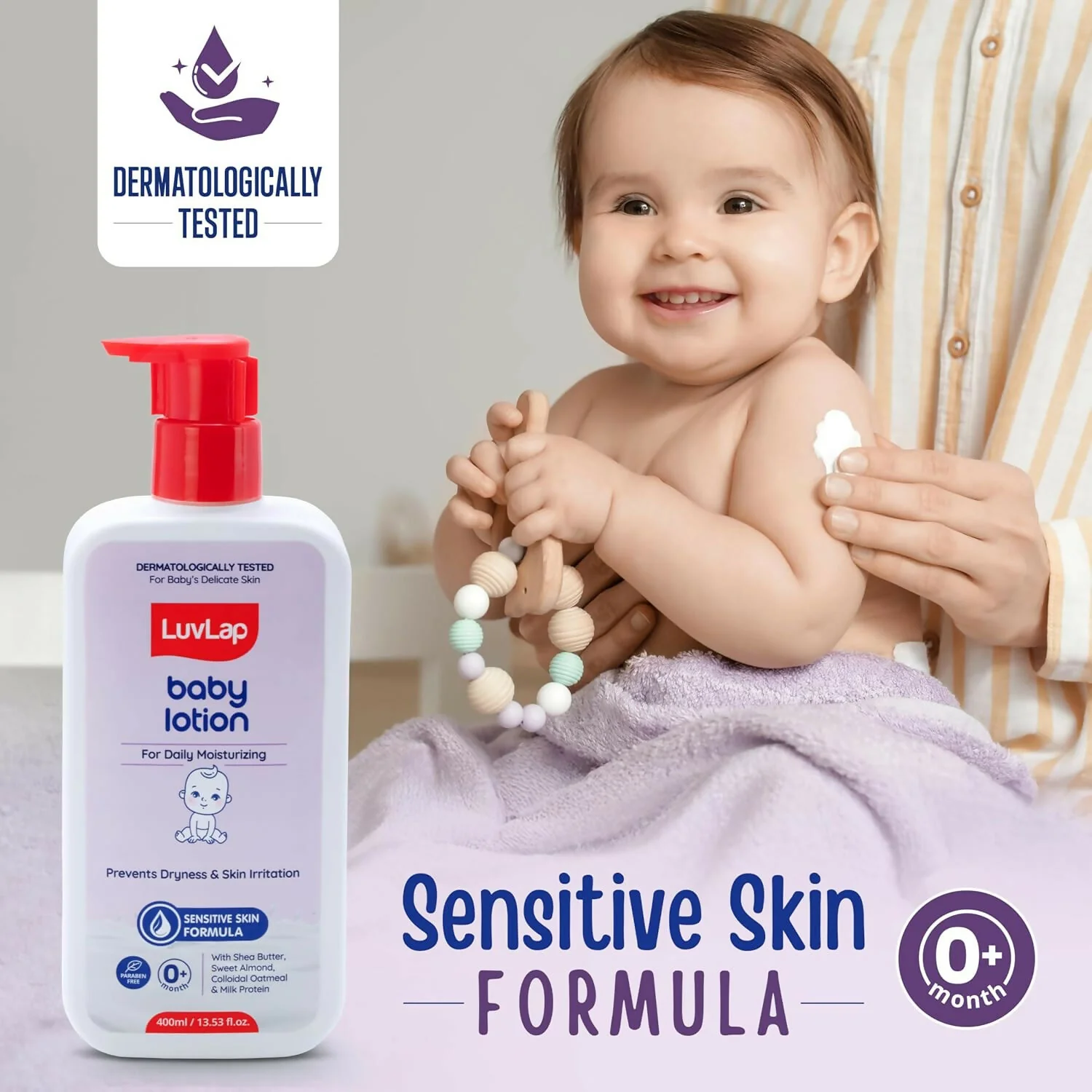 LuvLap Baby Wash & Shampoo + Baby Lotion Combo Set - Image 5