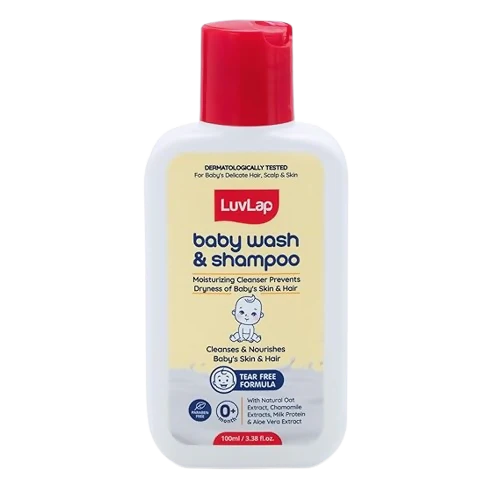 LuvLap Baby Wash & Shampoo with Chamomile, Milk Protein, Oatmeal & Shea Butter - Image 10