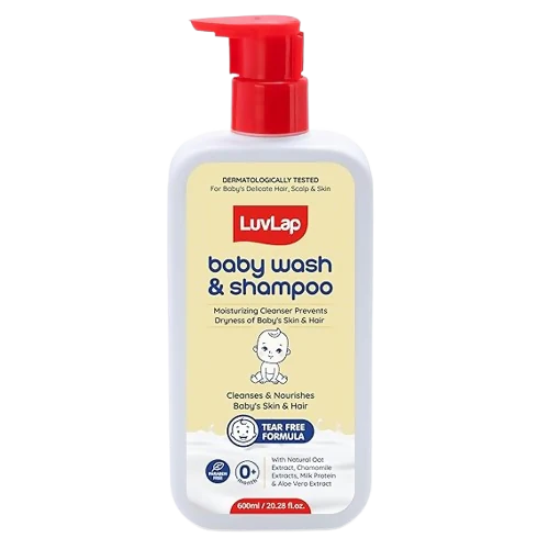 LuvLap Baby Wash & Shampoo with Chamomile, Milk Protein, Oatmeal & Shea Butter - Image 8