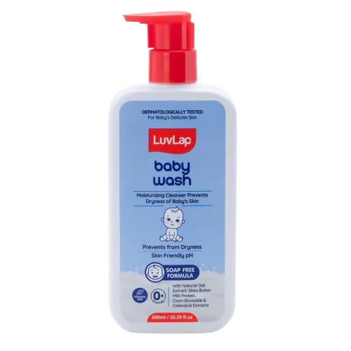 LuvLap Baby Wash with Milk Protein, Oatmeal, Shea Butter and Vitamin E