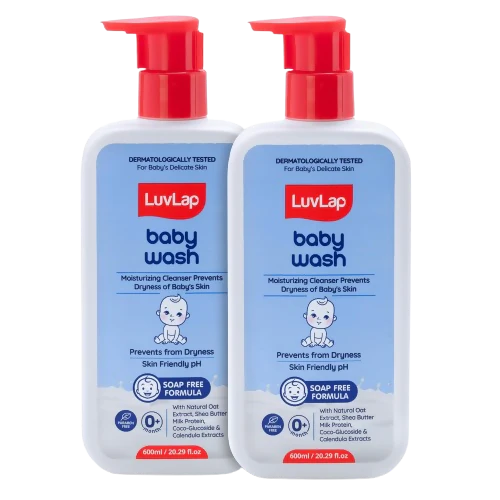 LuvLap Baby Wash with Milk Protein, Oatmeal, Shea Butter and Vitamin E - Image 2