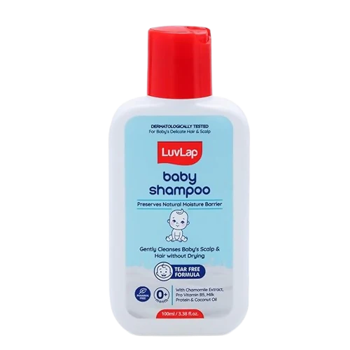 LuvLap Milky Soft Baby Shampoo with Milk Protein, Vitamin E & Coconut Oil, Shea Butter & Chamomile - Image 8
