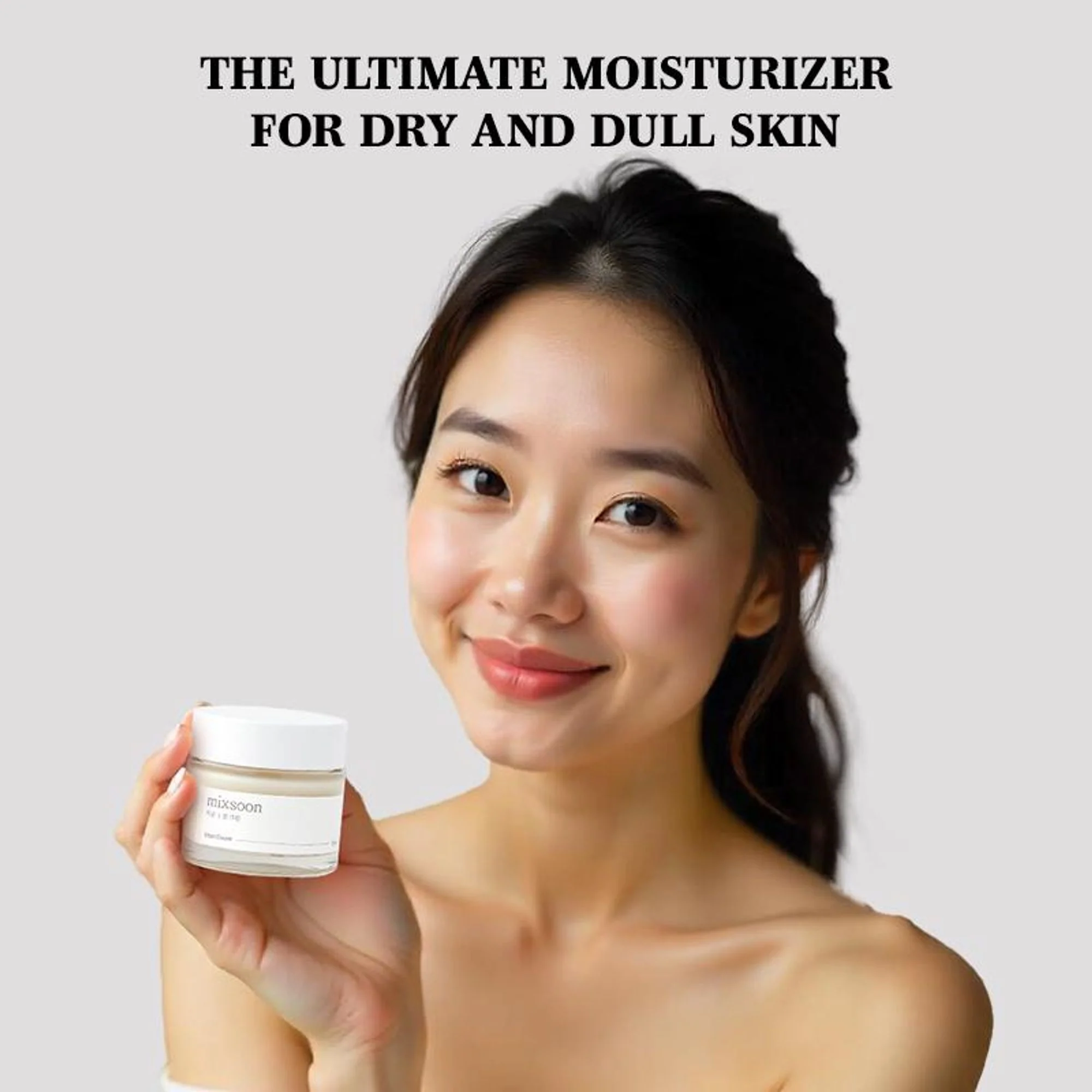 Mixsoon Bean Cream, Deep Hydration, Brightens Dull Skin & Nourishes with Fermented Beans - Image 2