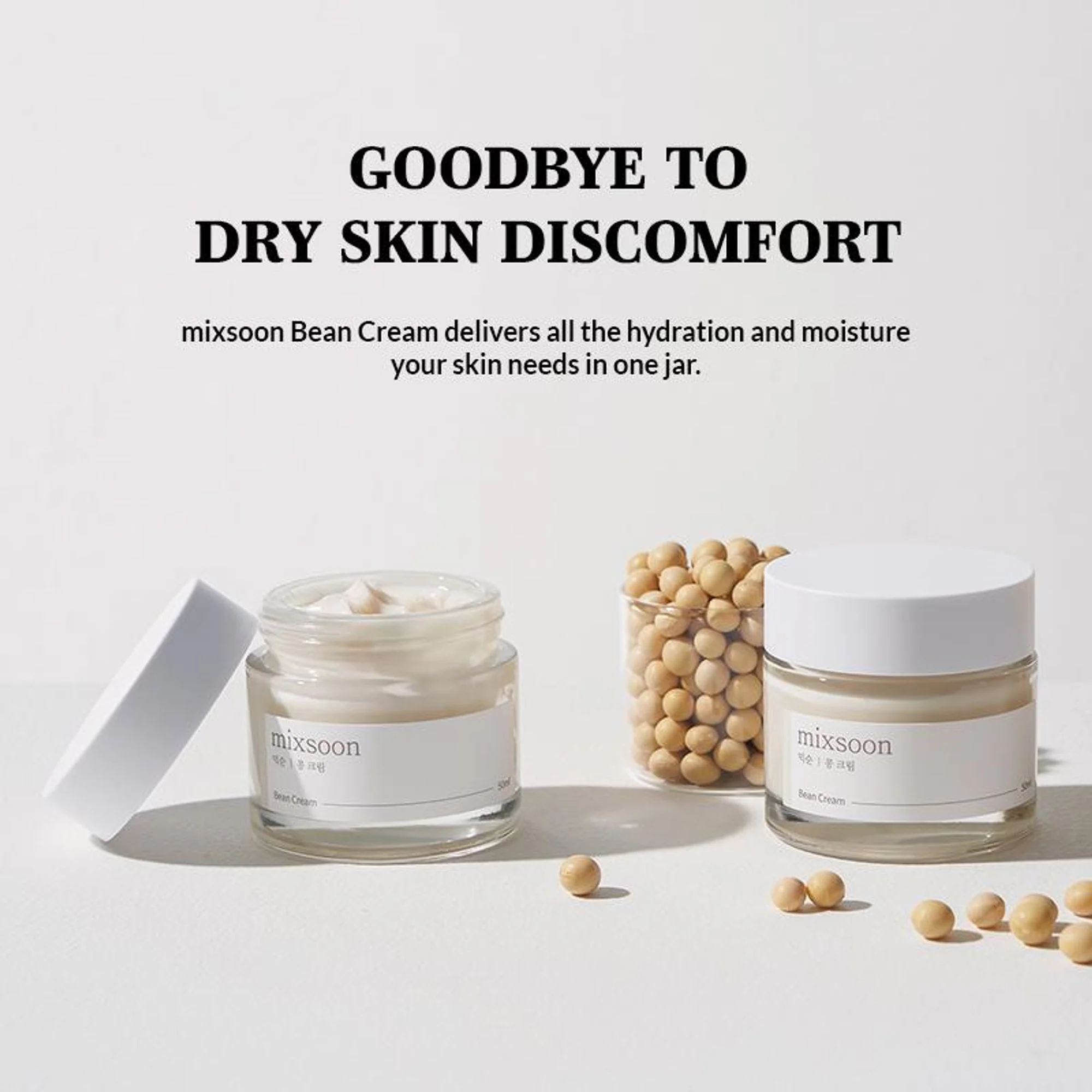 Mixsoon Bean Cream, Deep Hydration, Brightens Dull Skin & Nourishes with Fermented Beans - Image 5