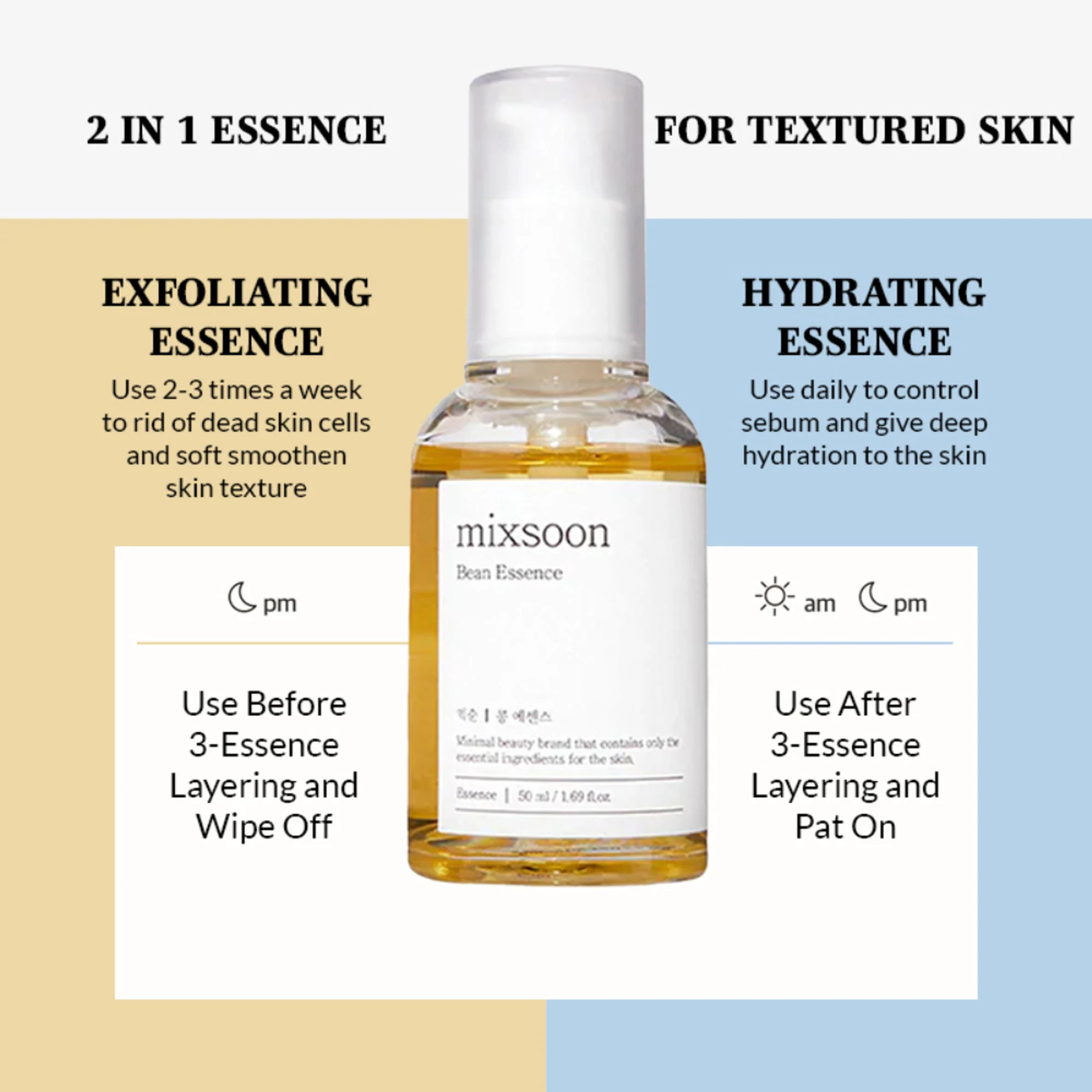 Mixsoon Bean Essence Serum, Hydrates Deeply, Brightens - Image 4