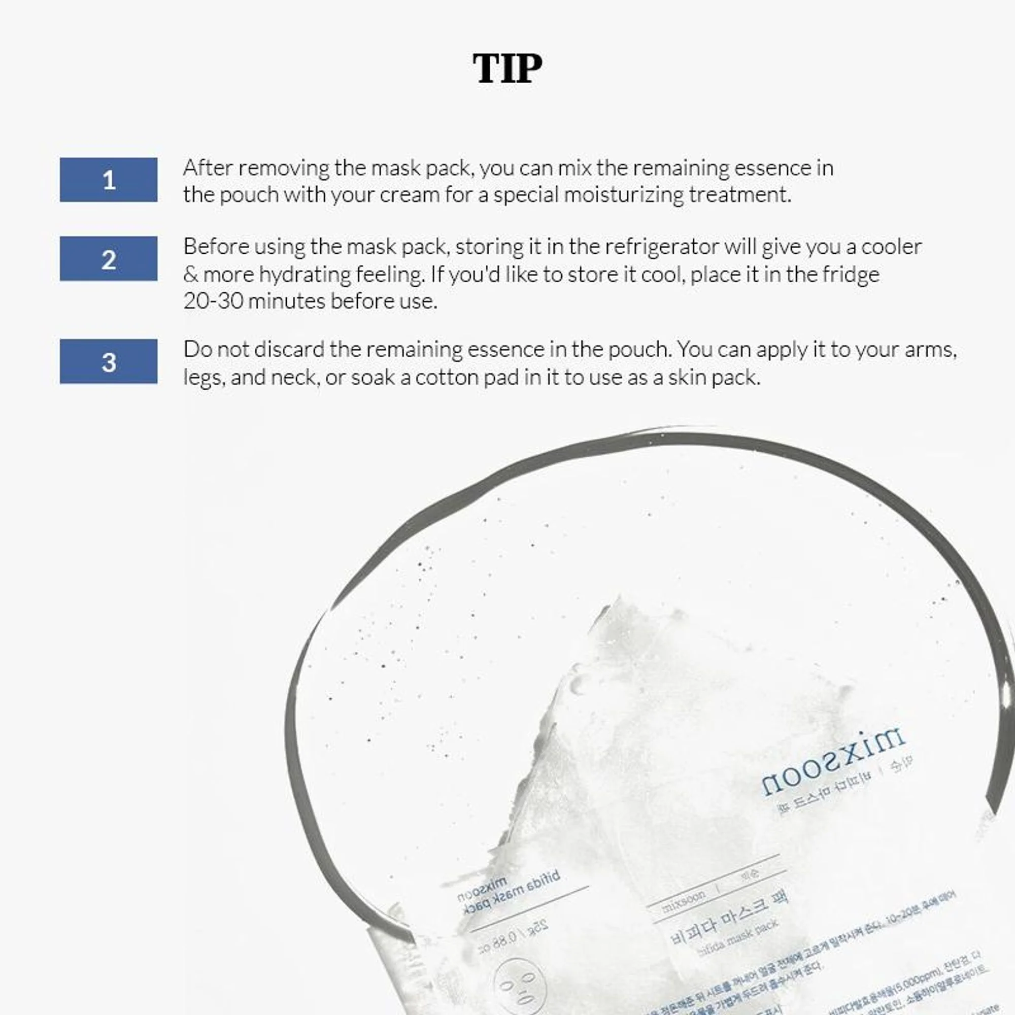 Mixsoon Bifida Mask Pack, Repairs Damaged Skin & Strengthens Barrier with Probiotics - Image 6