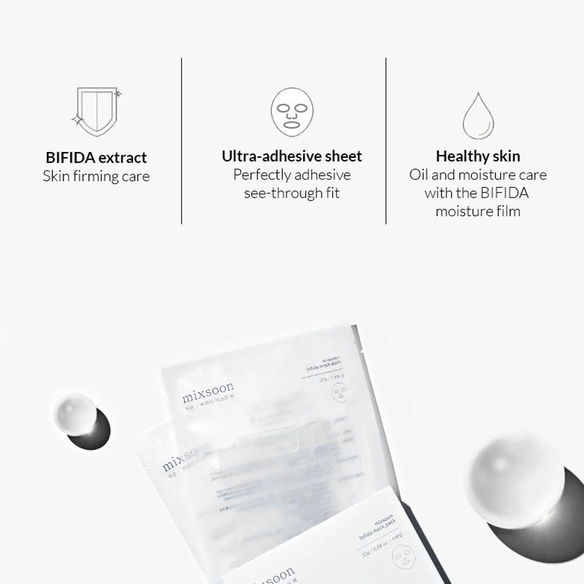 Mixsoon Bifida Mask Pack, Repairs Damaged Skin & Strengthens Barrier with Probiotics - Image 7