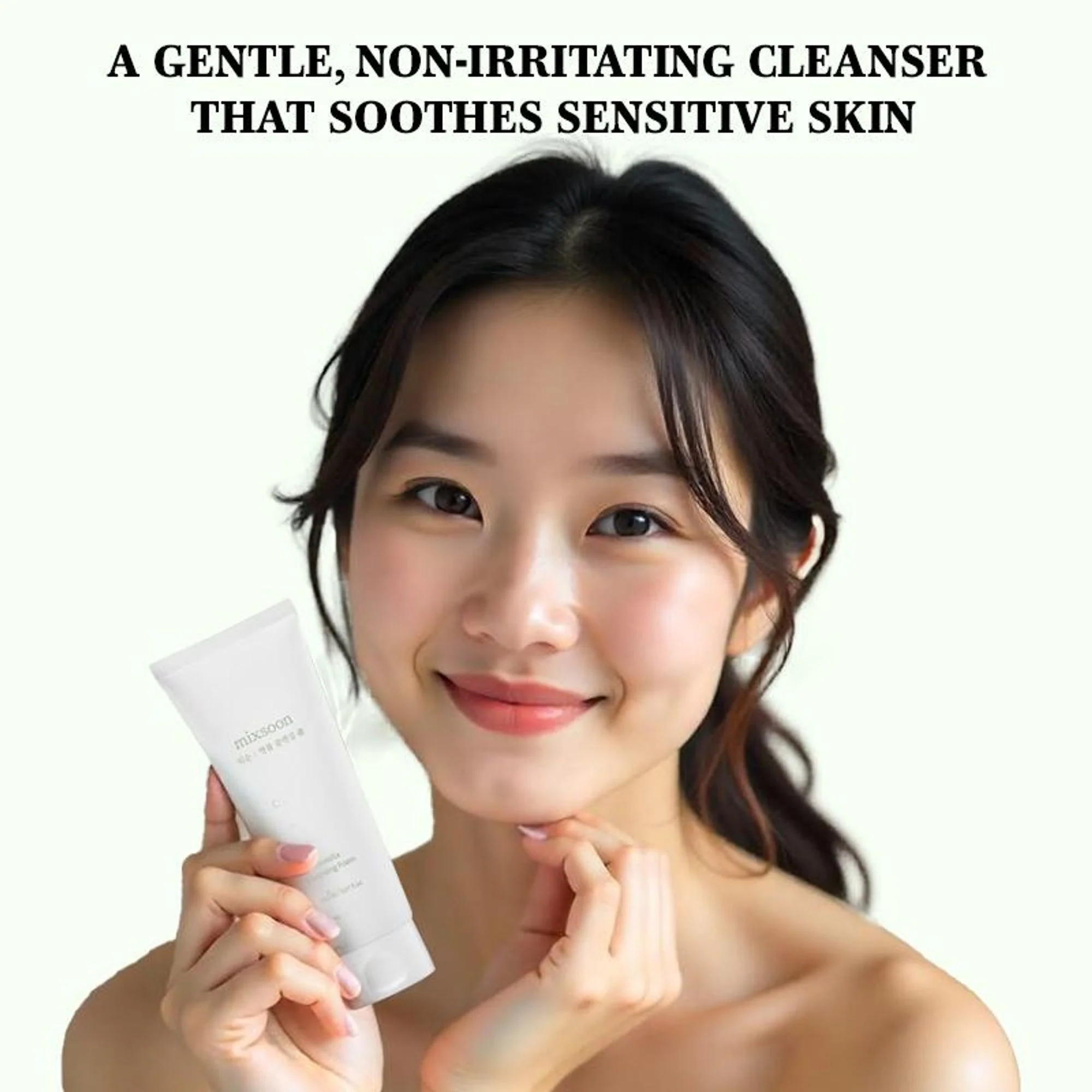 Mixsoon Centella Cleansing Foam, Gentle Face Wash for Redness & Acne-Prone Sensitive Skin - Image 2