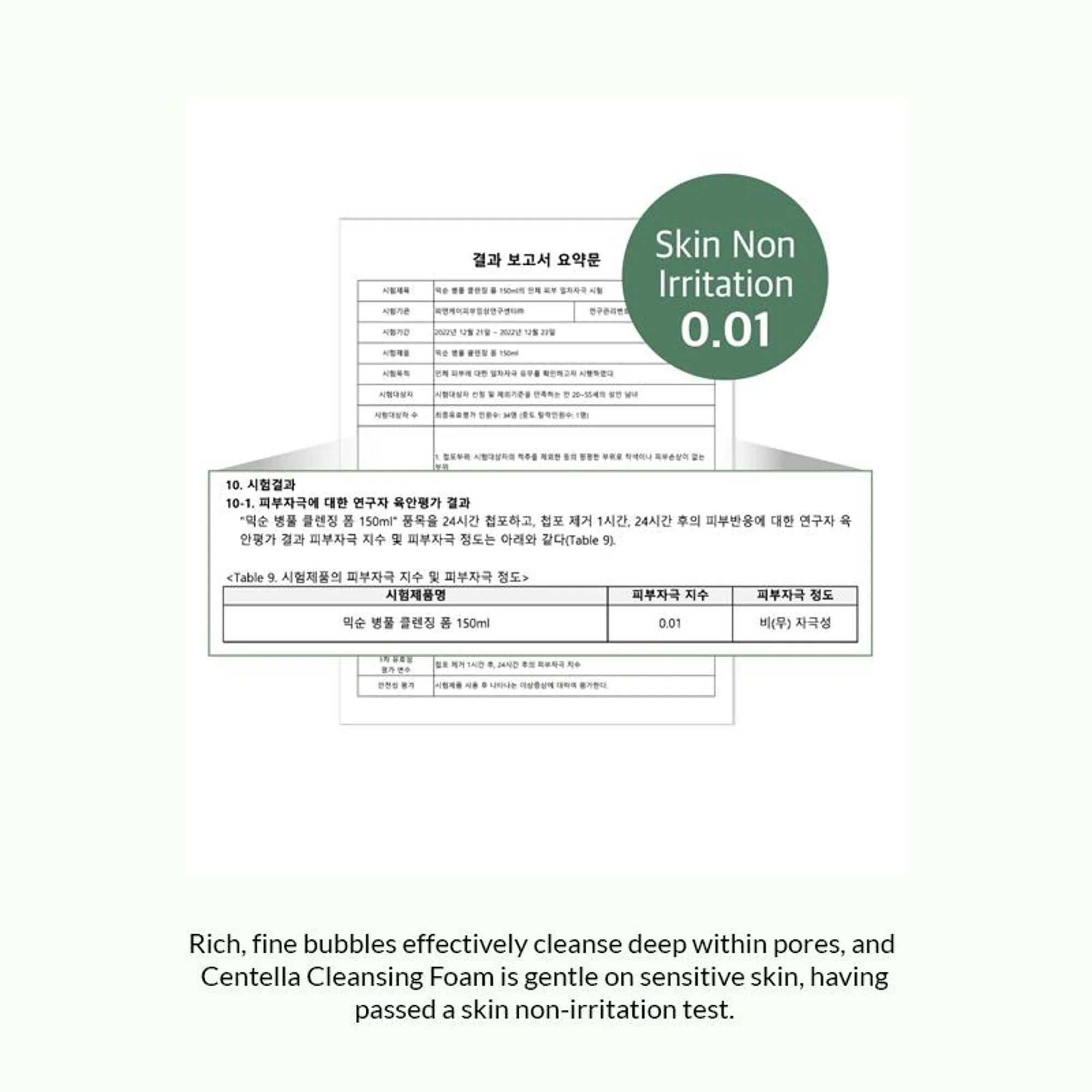Mixsoon Centella Cleansing Foam, Gentle Face Wash for Redness & Acne-Prone Sensitive Skin - Image 6