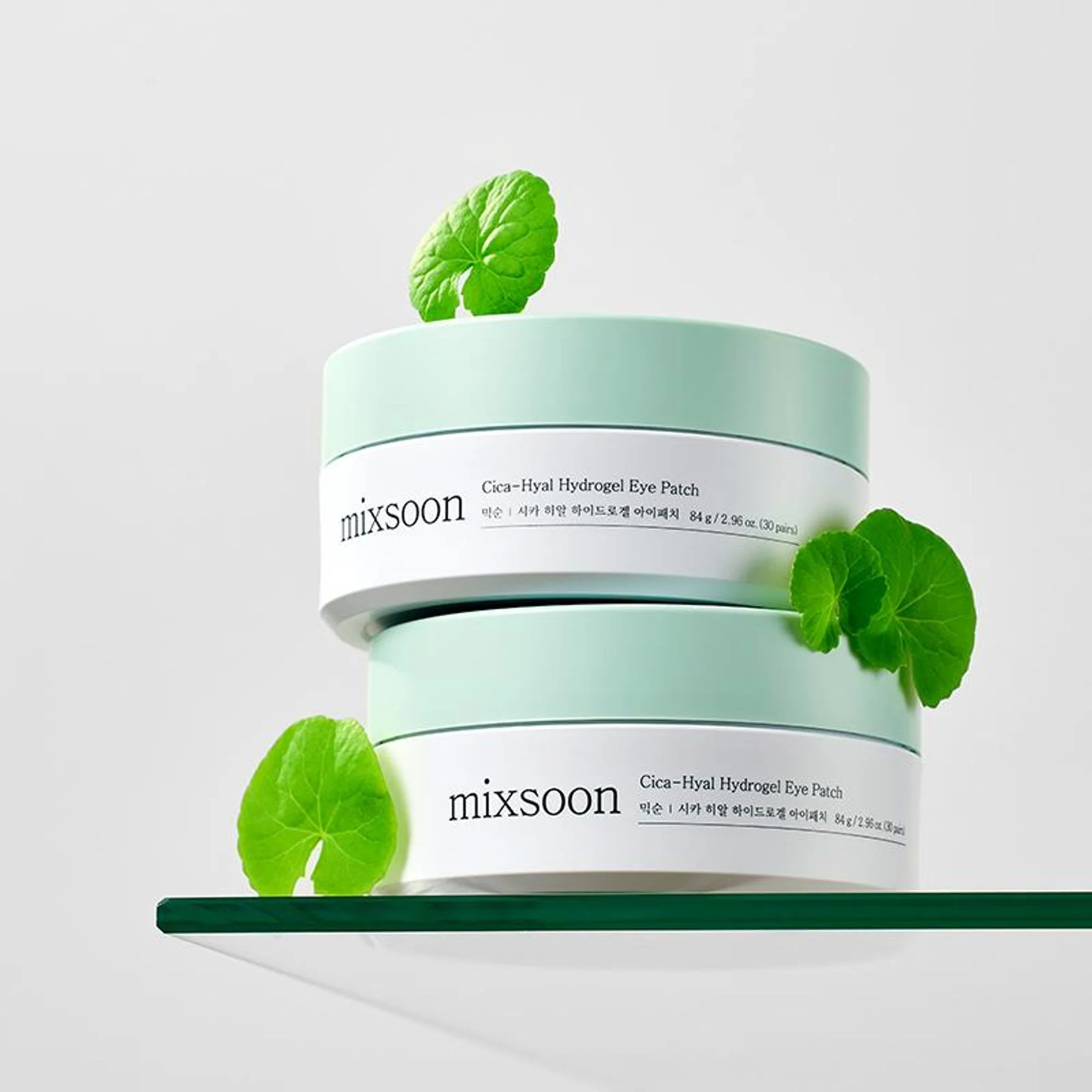 Mixsoon Cica-Hyal Hydrogel Eye Patch, Soothes, Hydrates & Calms Sensitive Eye Area - Image 3
