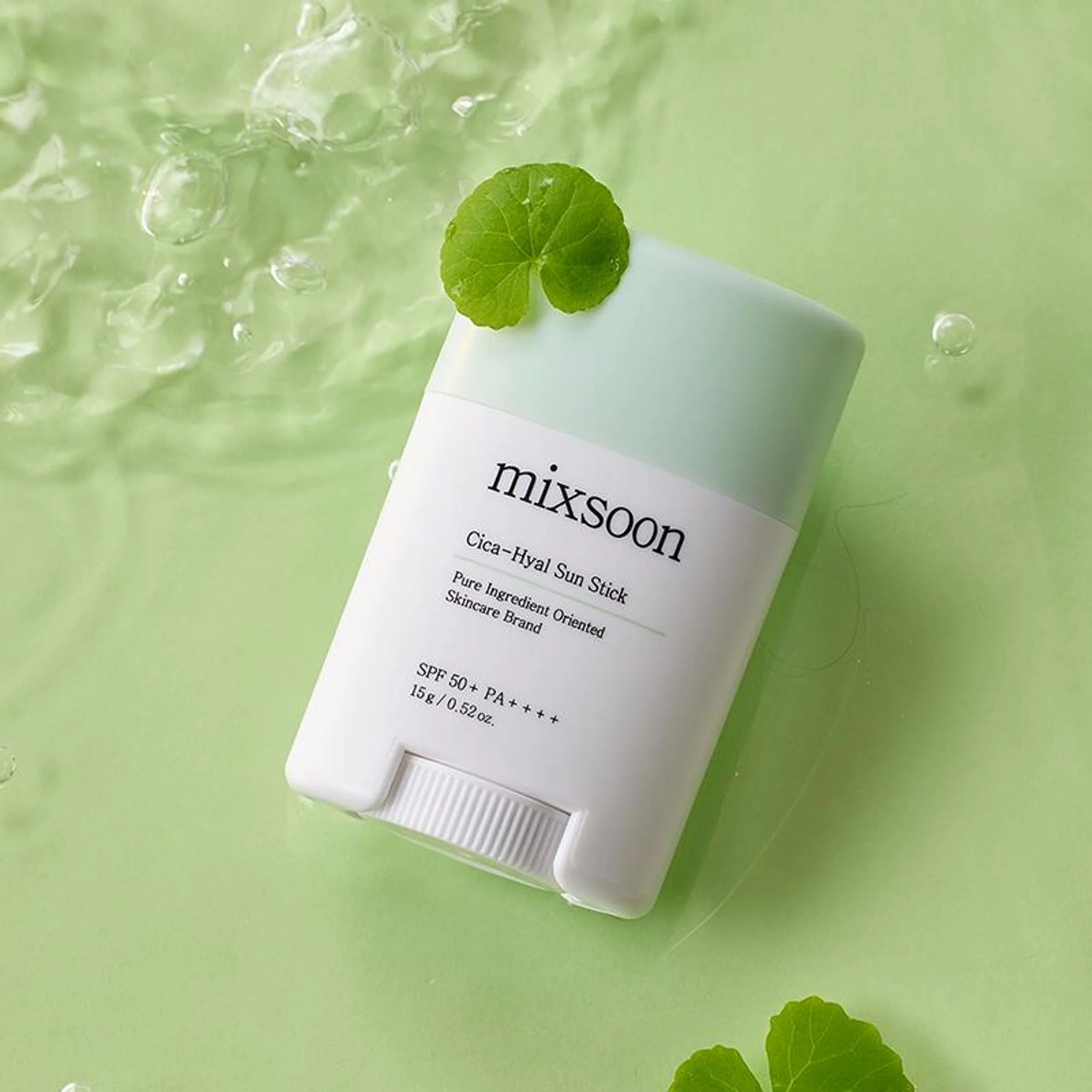 Mixsoon Cica-Hyal Sun Stick SPF 50+ PA++++, Soothes & Protects with Cica & Hyaluronic Acid - Image 4