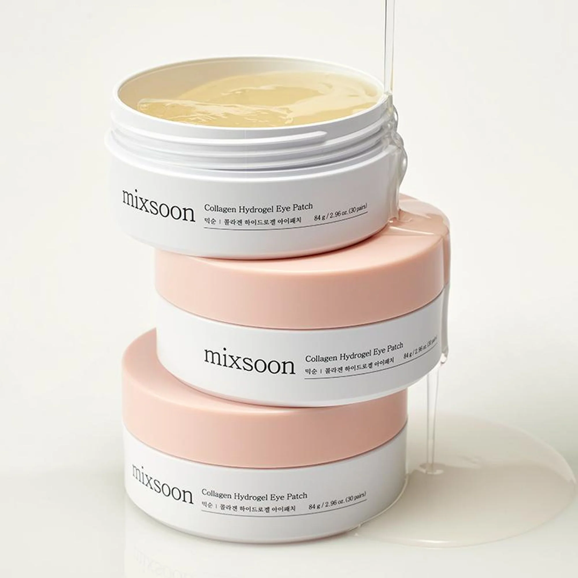 Mixsoon Collagen Hydrogel Eye Patch, Firms, Reduces Fine Lines & Revitalizes Under-Eye Skin - Image 3