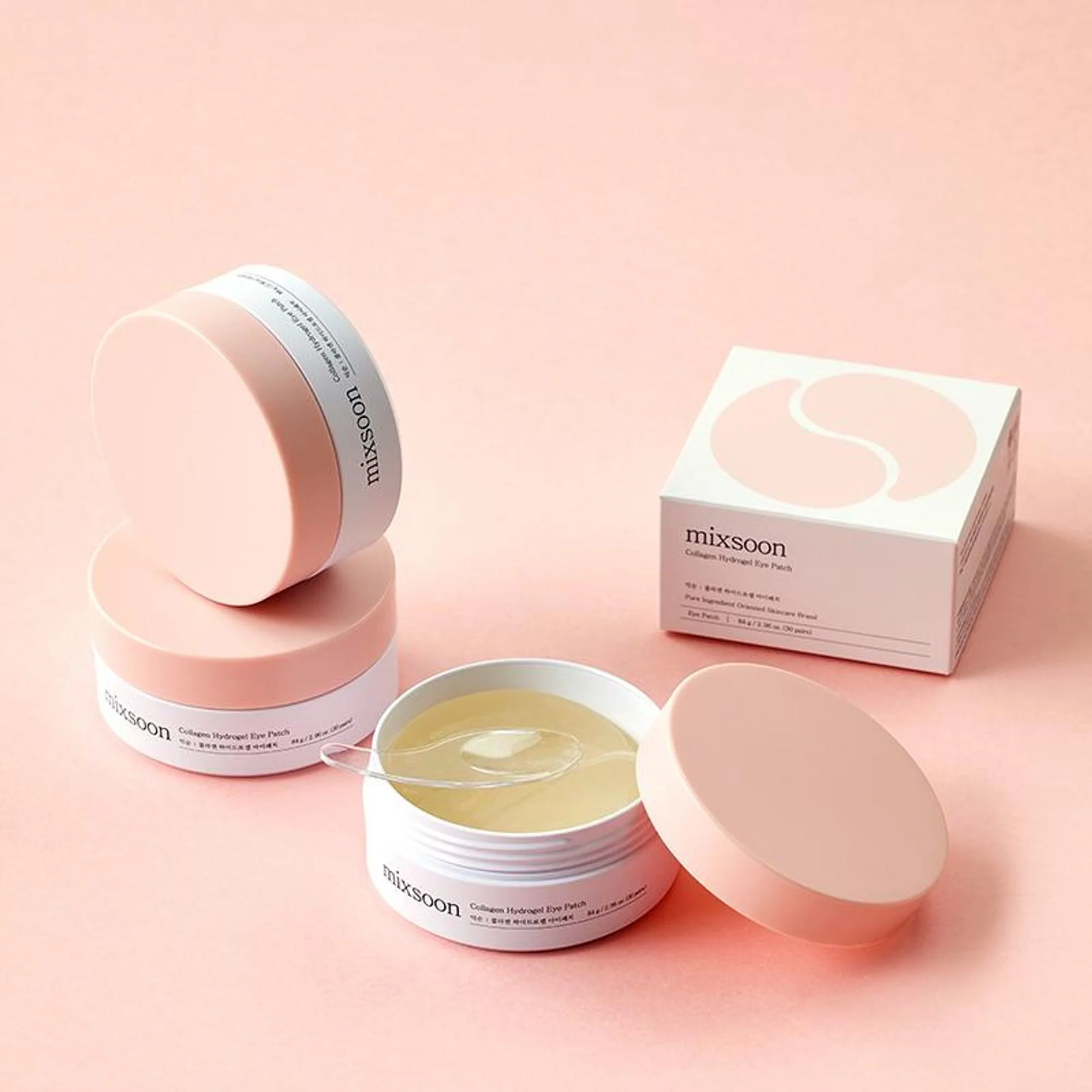 Mixsoon Collagen Hydrogel Eye Patch, Firms, Reduces Fine Lines & Revitalizes Under-Eye Skin - Image 4