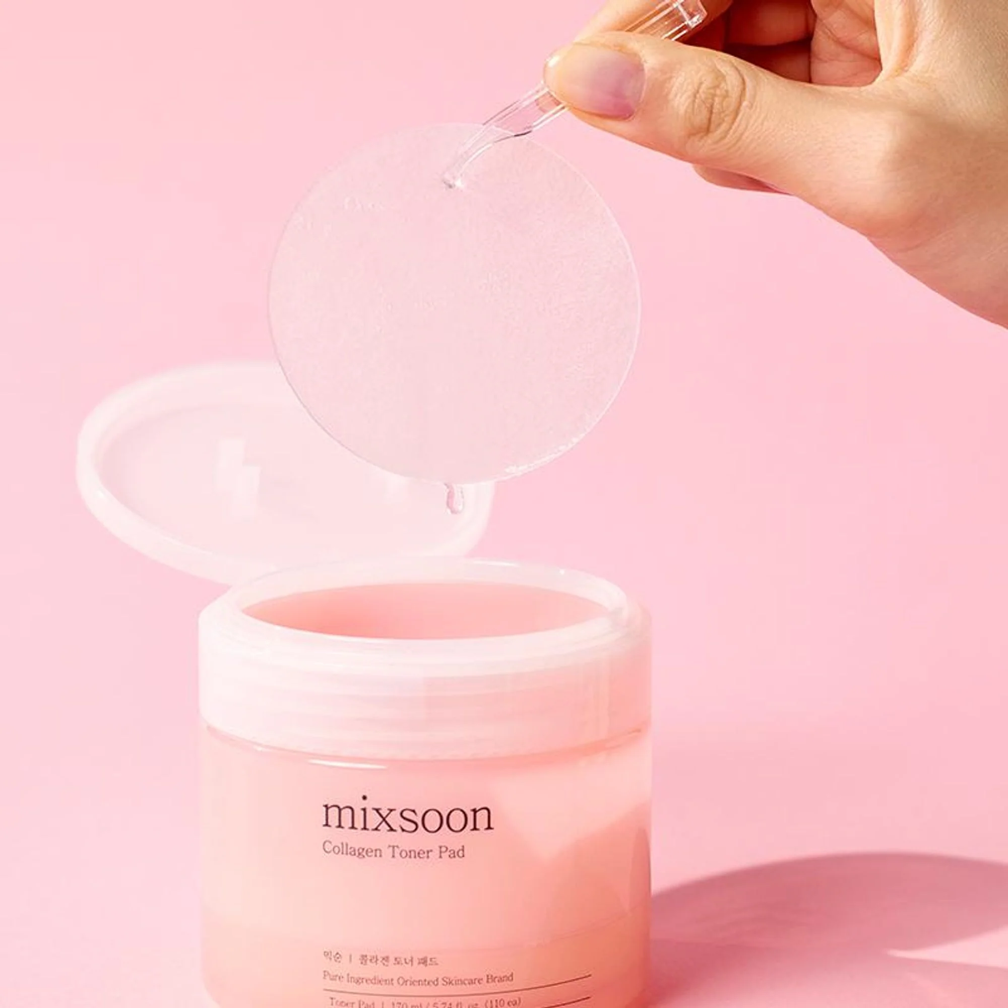 Mixsoon Collagen Toner Pad, Firms, Hydrates & Boosts Skin Elasticity - Image 3