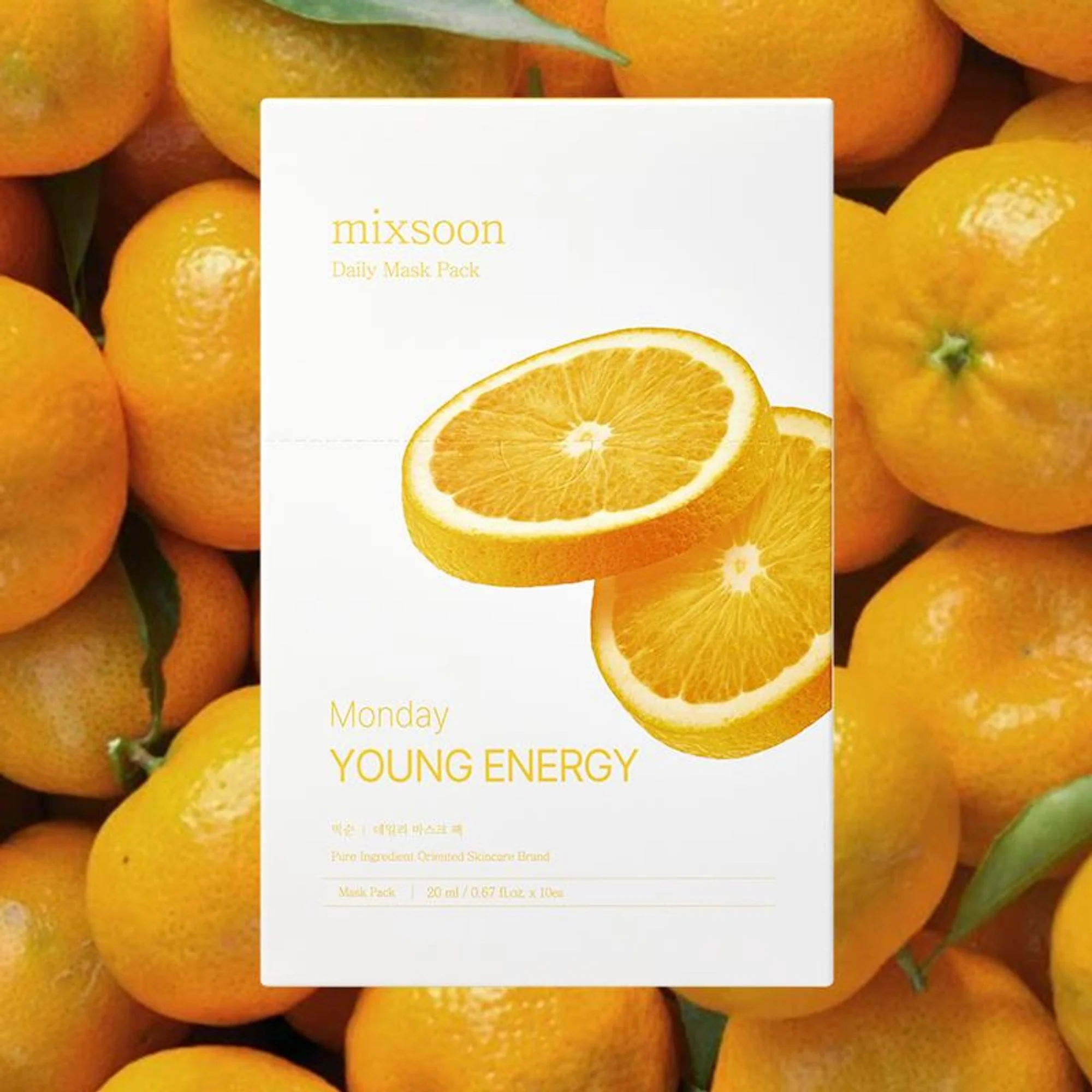 Mixsoon Daily Mask Pack Monday, Calms, Hydrates & Soothes Dry Skin Sheet Mask - Image 4