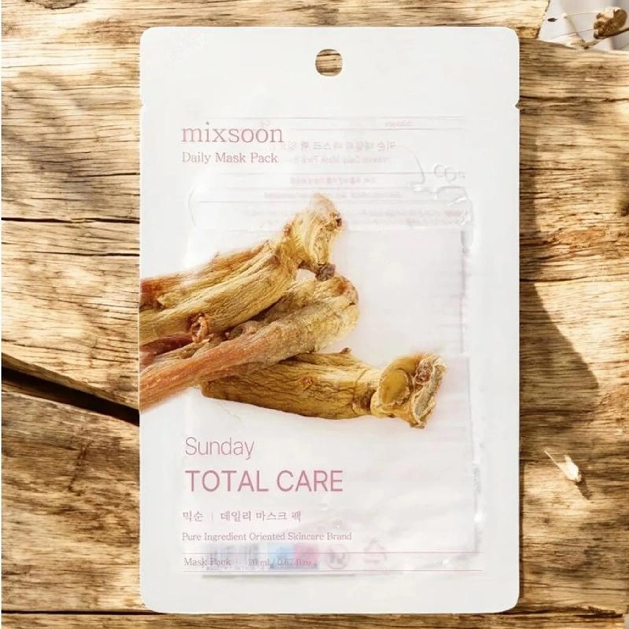 Mixsoon Daily Mask Pack Sunday, Restores, Hydrates & Soothes Skin Sheet Mask - Image 3