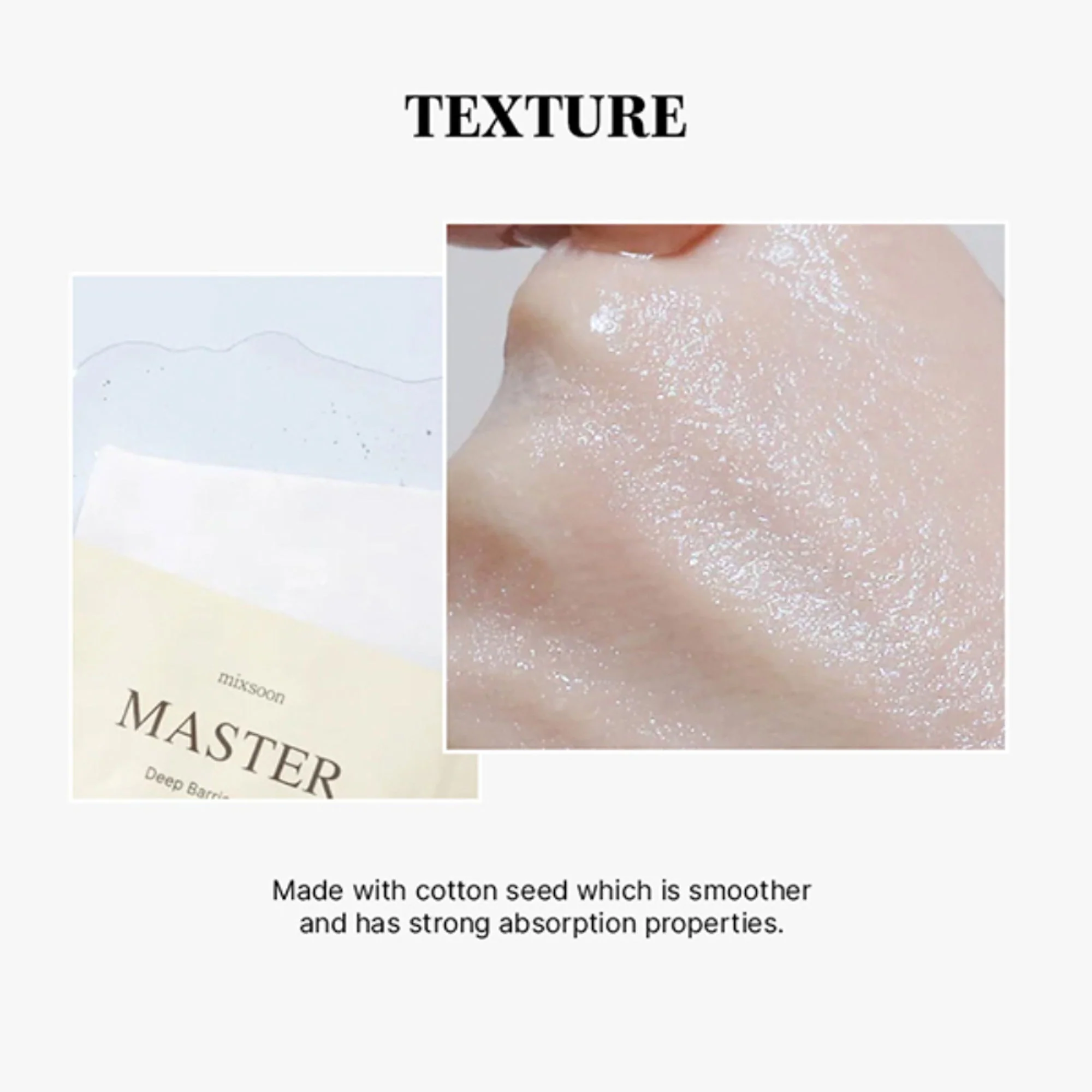 Mixsoon Deep Barrier Mask, Repairs, Strengthens & Restores Skin Barrier Sheet Mask - Image 3