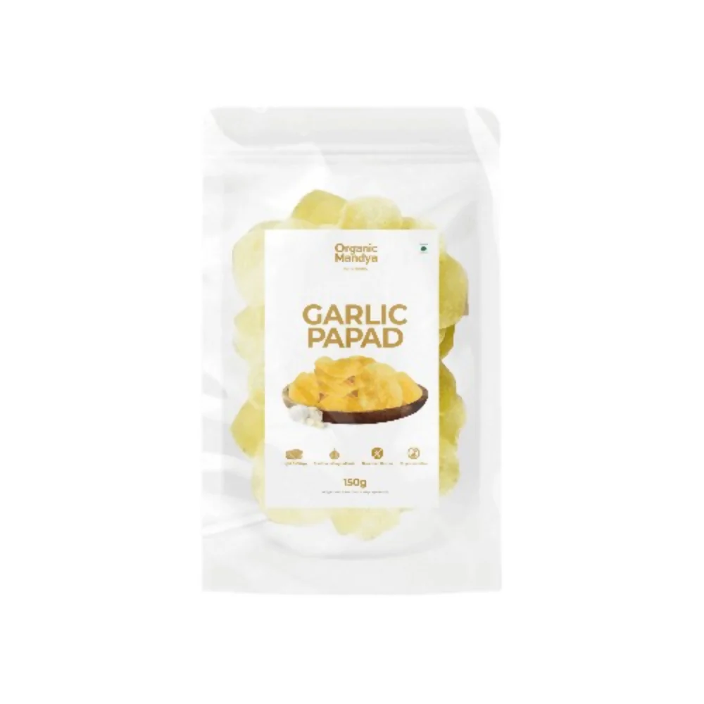 Organic Mandya Garlic Papad