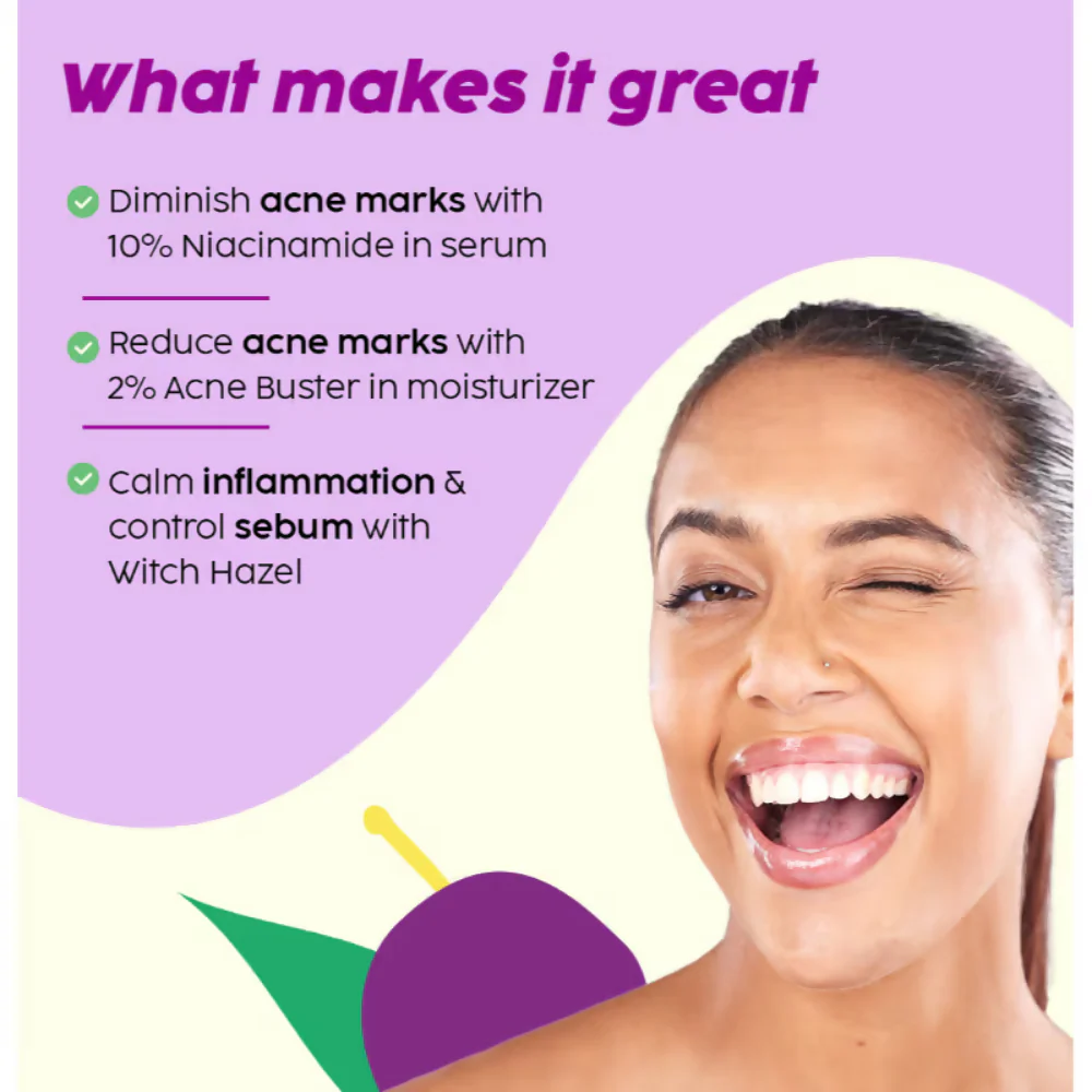 PLIX The Plant Fix 2% Acne Buster Moisturizer & 10% Niacinamide Serum - Image 13
