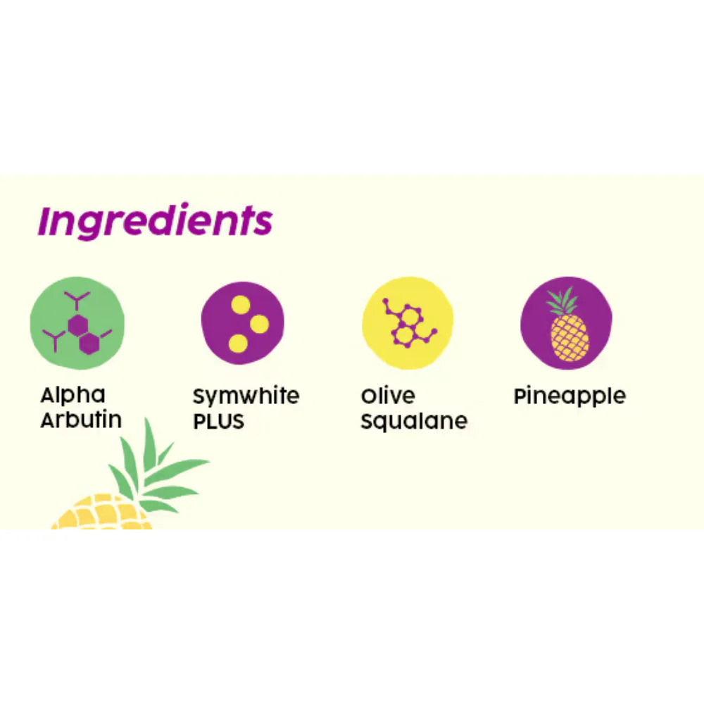 PLIX The Plant Fix 2% Alpha Arbutin Pineapple Moisturizer With SymWhite PLUS For Hyperpigmentation & Dark Spots - Image 4