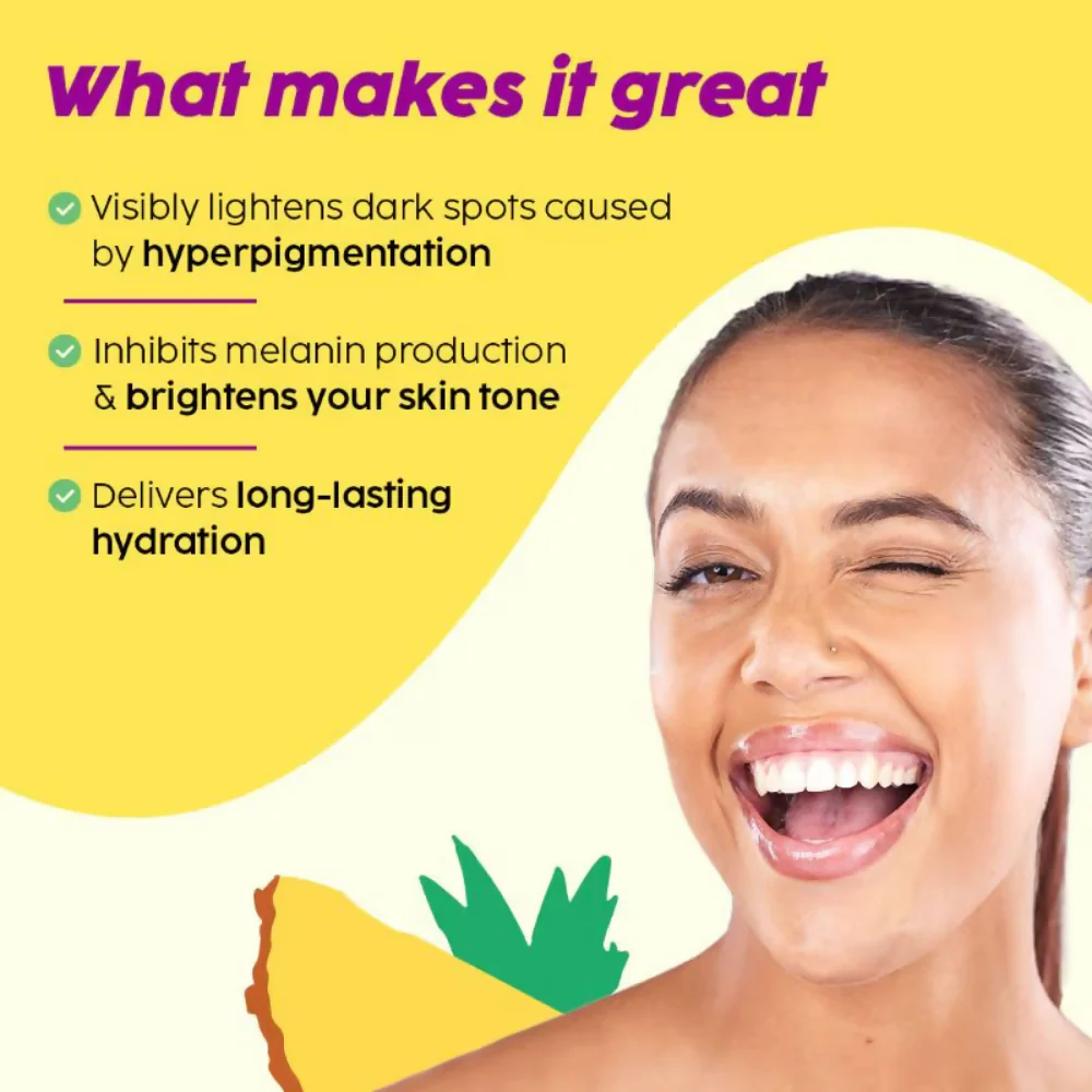 PLIX The Plant Fix 2% Alpha Arbutin Pineapple Moisturizer With SymWhite PLUS For Hyperpigmentation & Dark Spots - Image 7