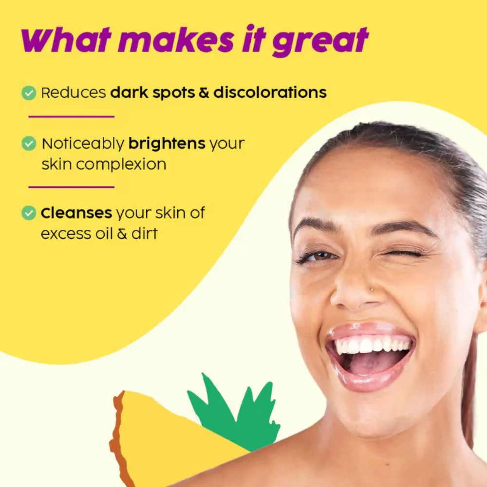 PLIX The Plant Fix 5% Pineapple Foaming Facewash - Image 7