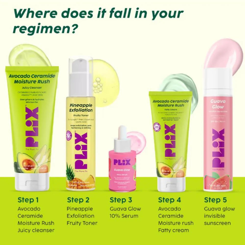 PLIX The Plant Fix Avocado Ceramide Moisture Rush Juicy Cleanser - Image 6