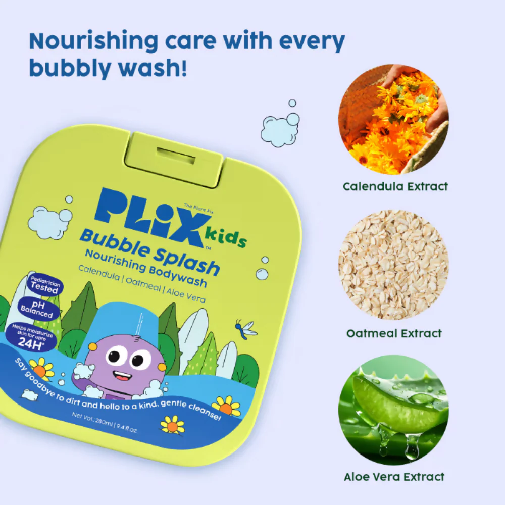 PLIX The Plant Fix Kids Bubble Splash Body Wash - Image 3