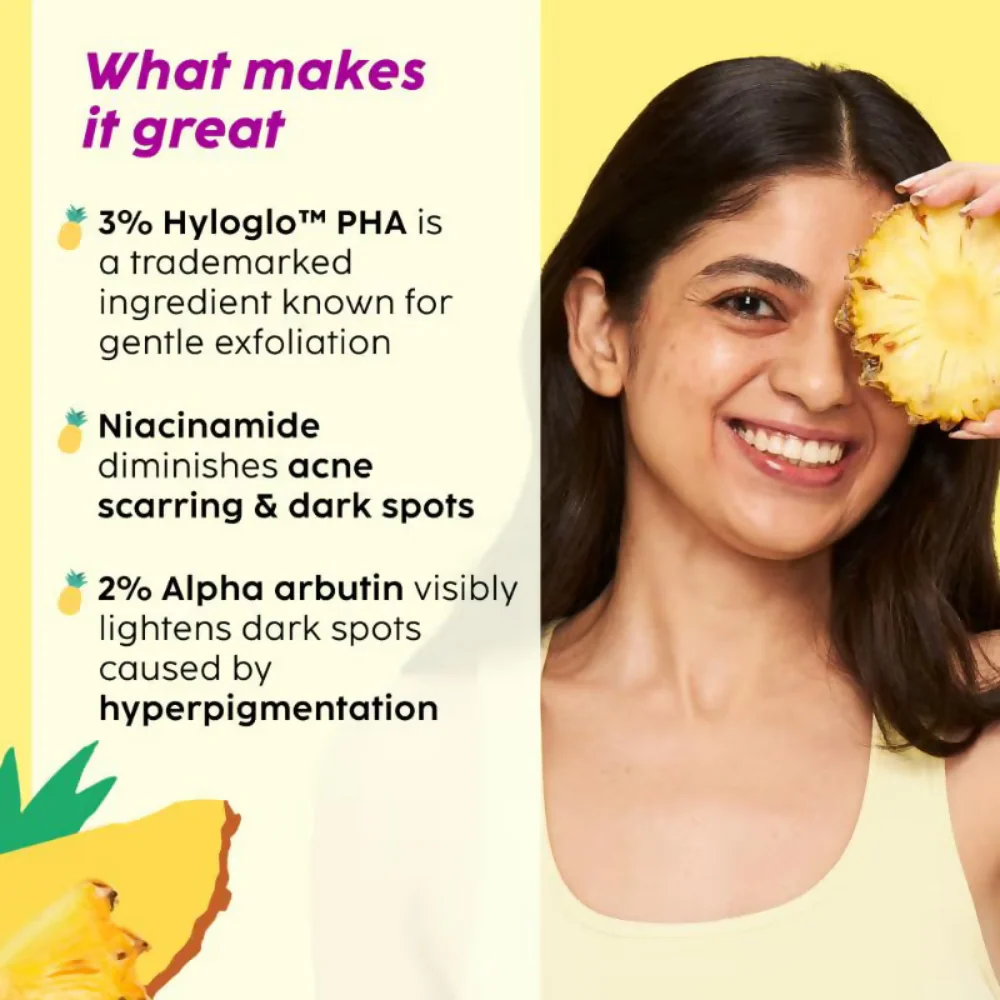 PLIX The Plant Fix Pineapple Depigmentation Regime With Toner, Cleanser & Moisturizer - Image 11