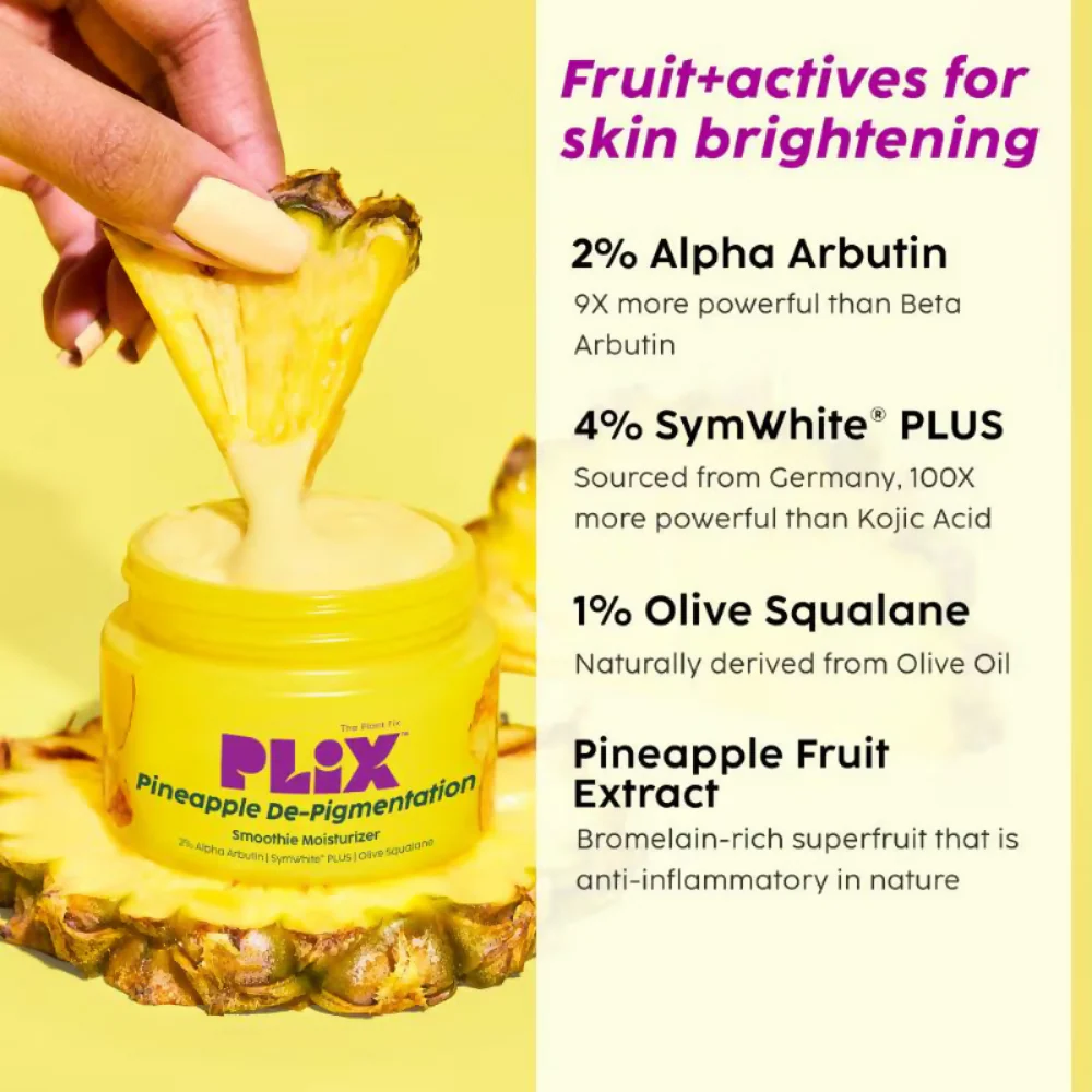 PLIX The Plant Fix Pineapple Depigmentation Regime With Toner, Cleanser & Moisturizer - Image 6