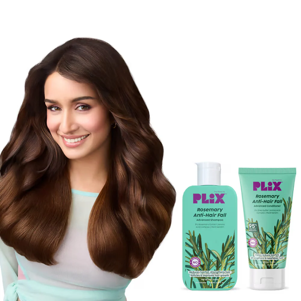 PLIX The Plant Fix Rosemary Anti Hairfall Regime Advanced Shampoo & Conditioner - Image 7