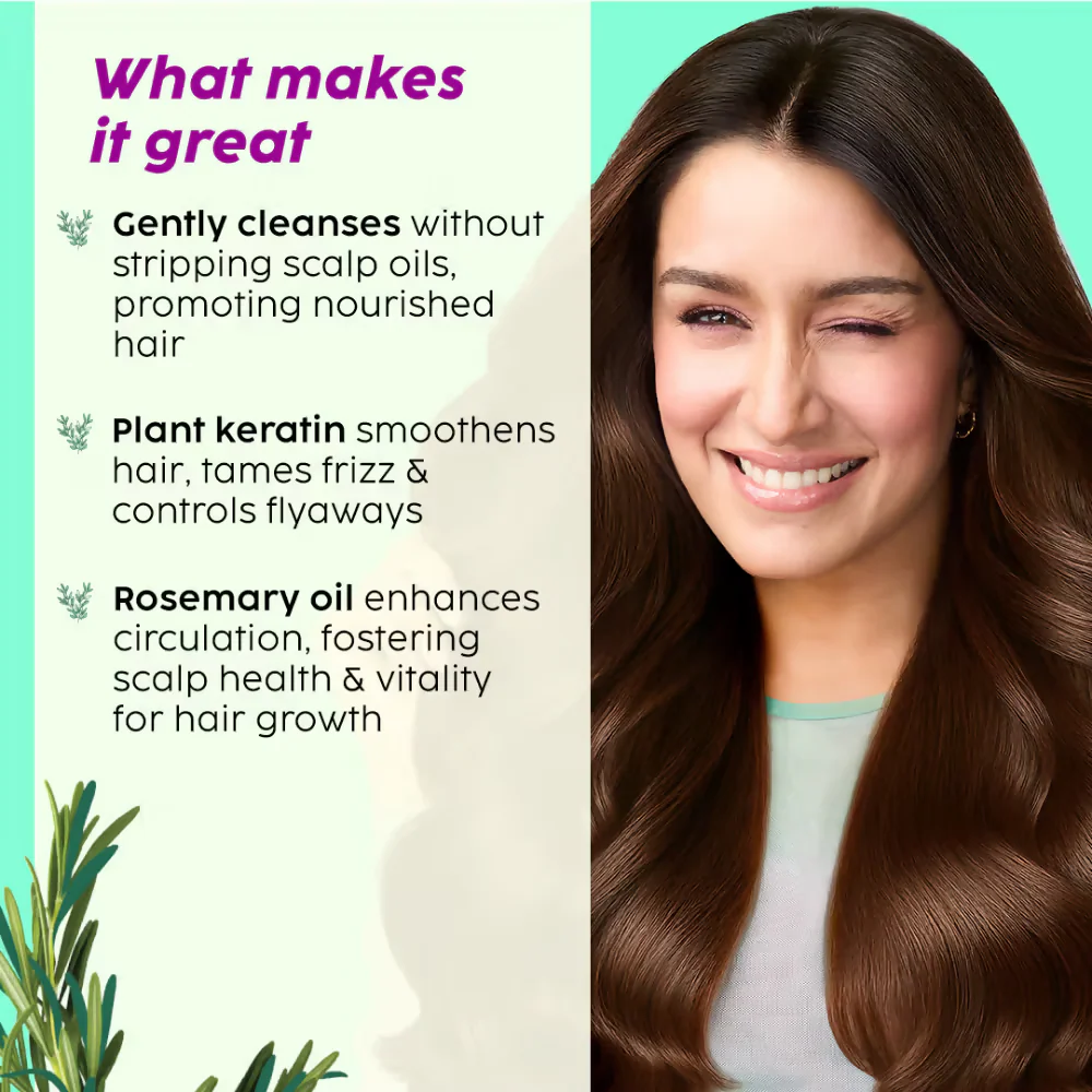 PLIX The Plant Fix Rosemary Anti Hairfall Regime Advanced Shampoo & Conditioner - Image 9