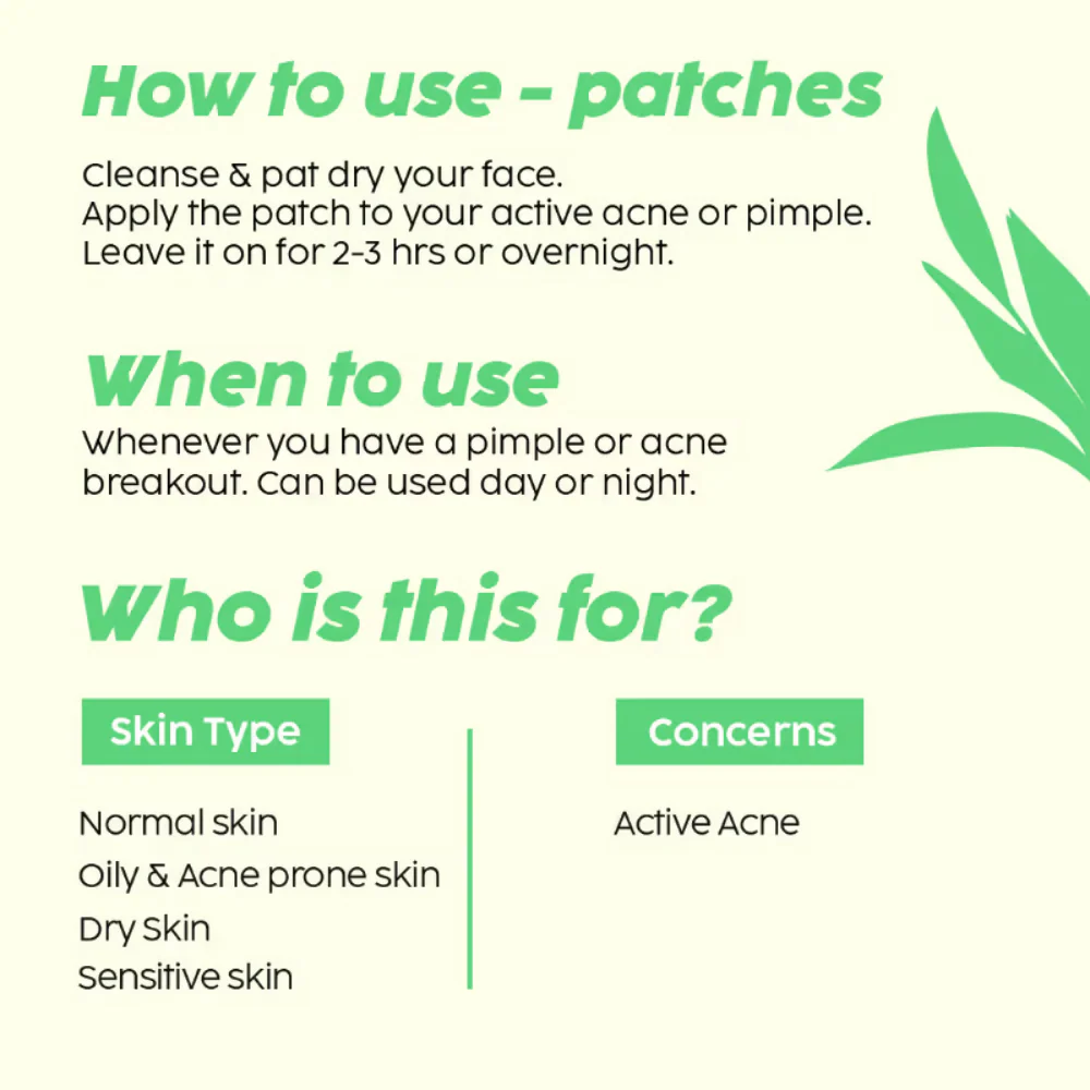 PLIX The Plant Fix Salicylic Acid Acne Patch - Image 3