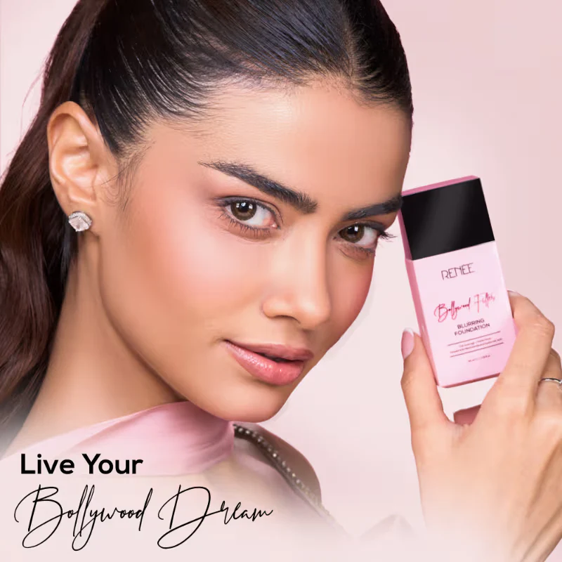 RENEE Bollywood Filter Blurring Matte Finish Liquid Foundation - Hazel Hush - Image 7