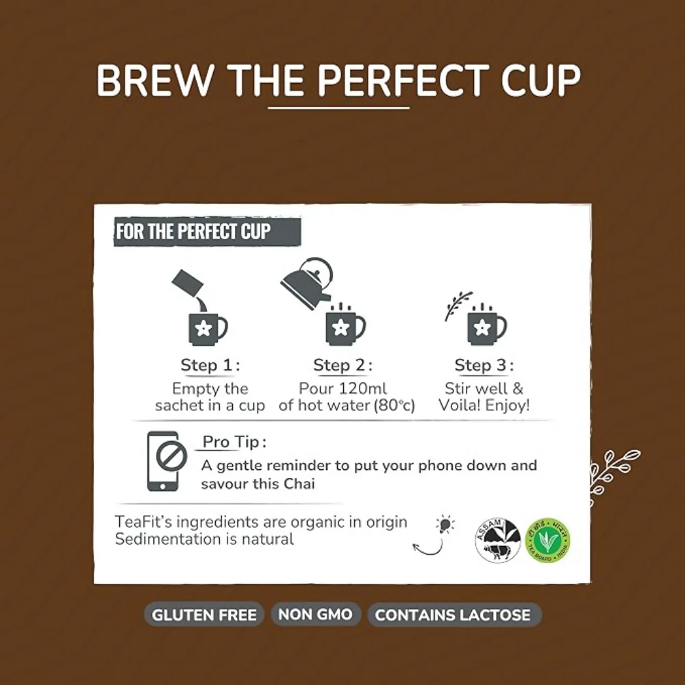 TeaFit Instant Jaggery Masala Tea Premix - Image 7