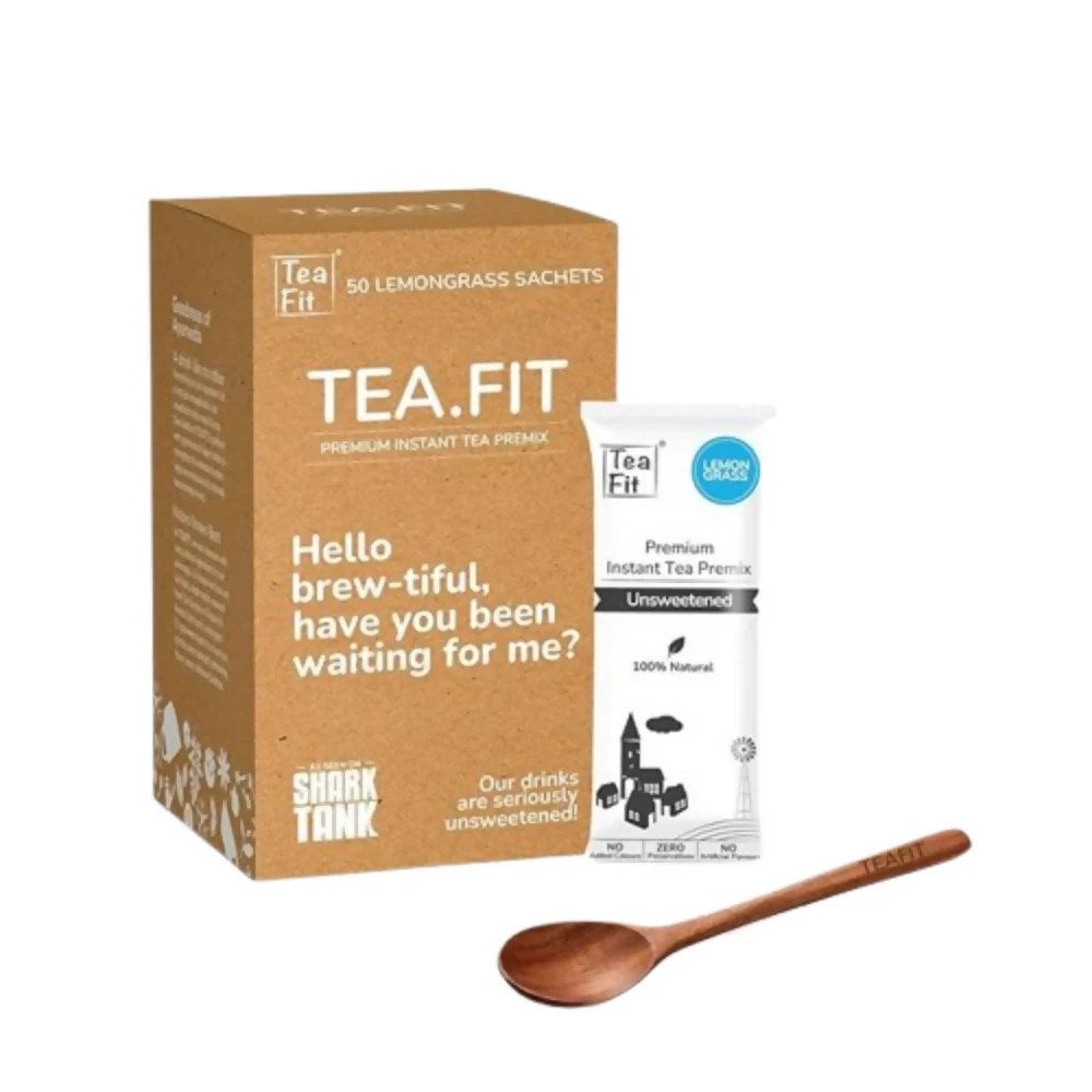 TeaFit Premium NO SUGAR Instant Lemongrass Tea Premix - Image 4