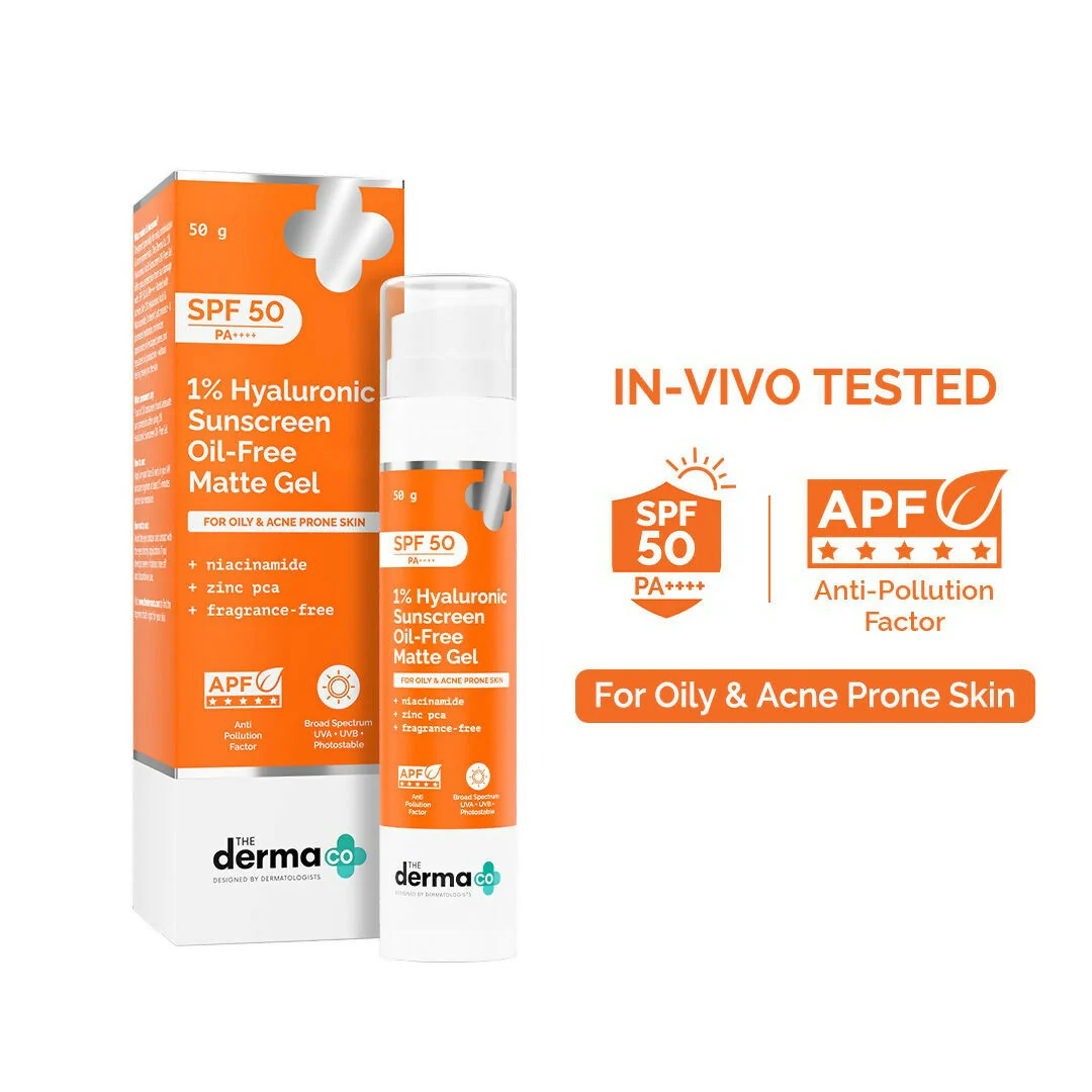 The Derma co. 1% Hyaluronic Sunscreen Oil-Free Gel - Image 8